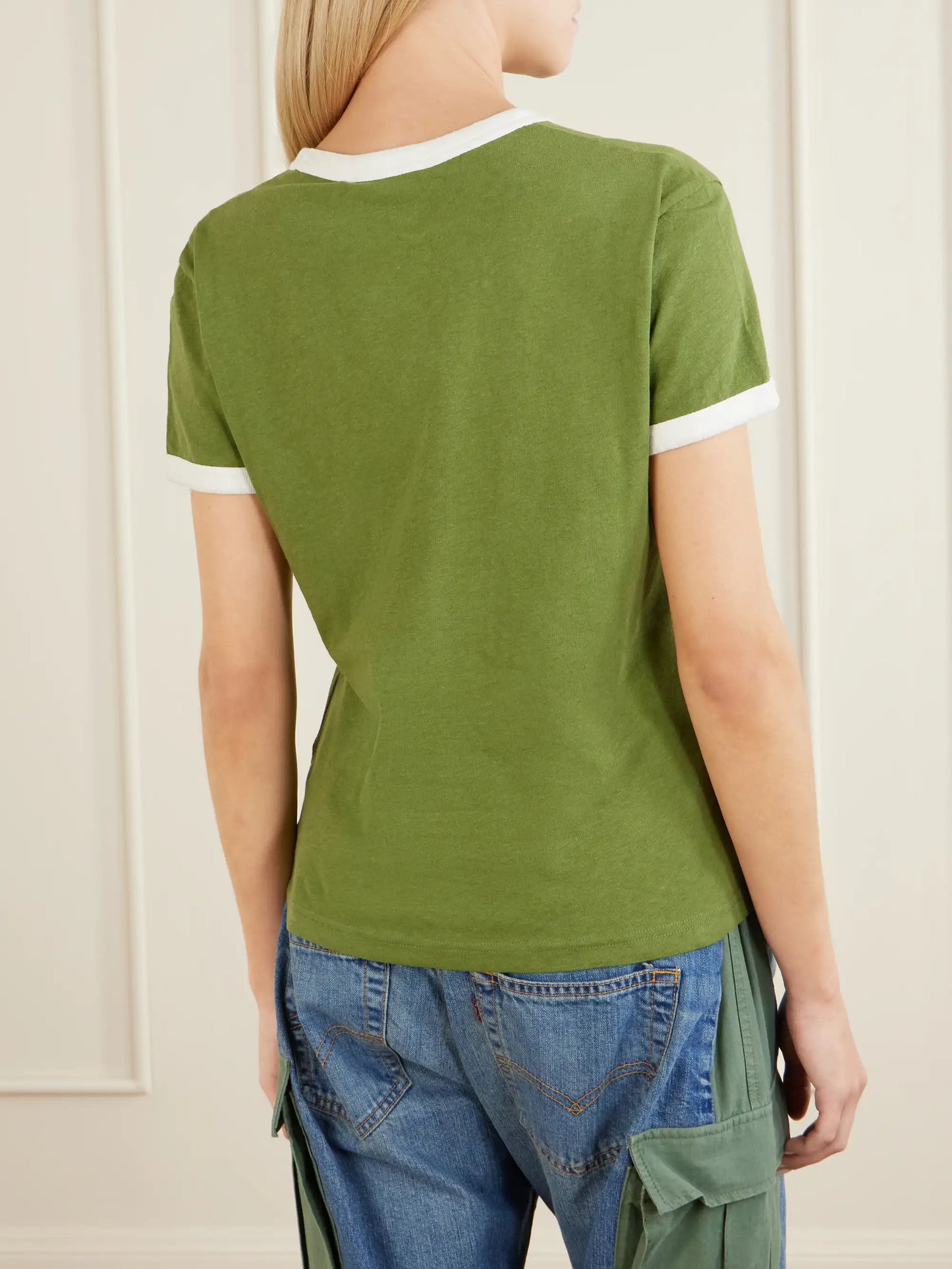 Etza Printed Cotton And Hemp-blend T-shirt