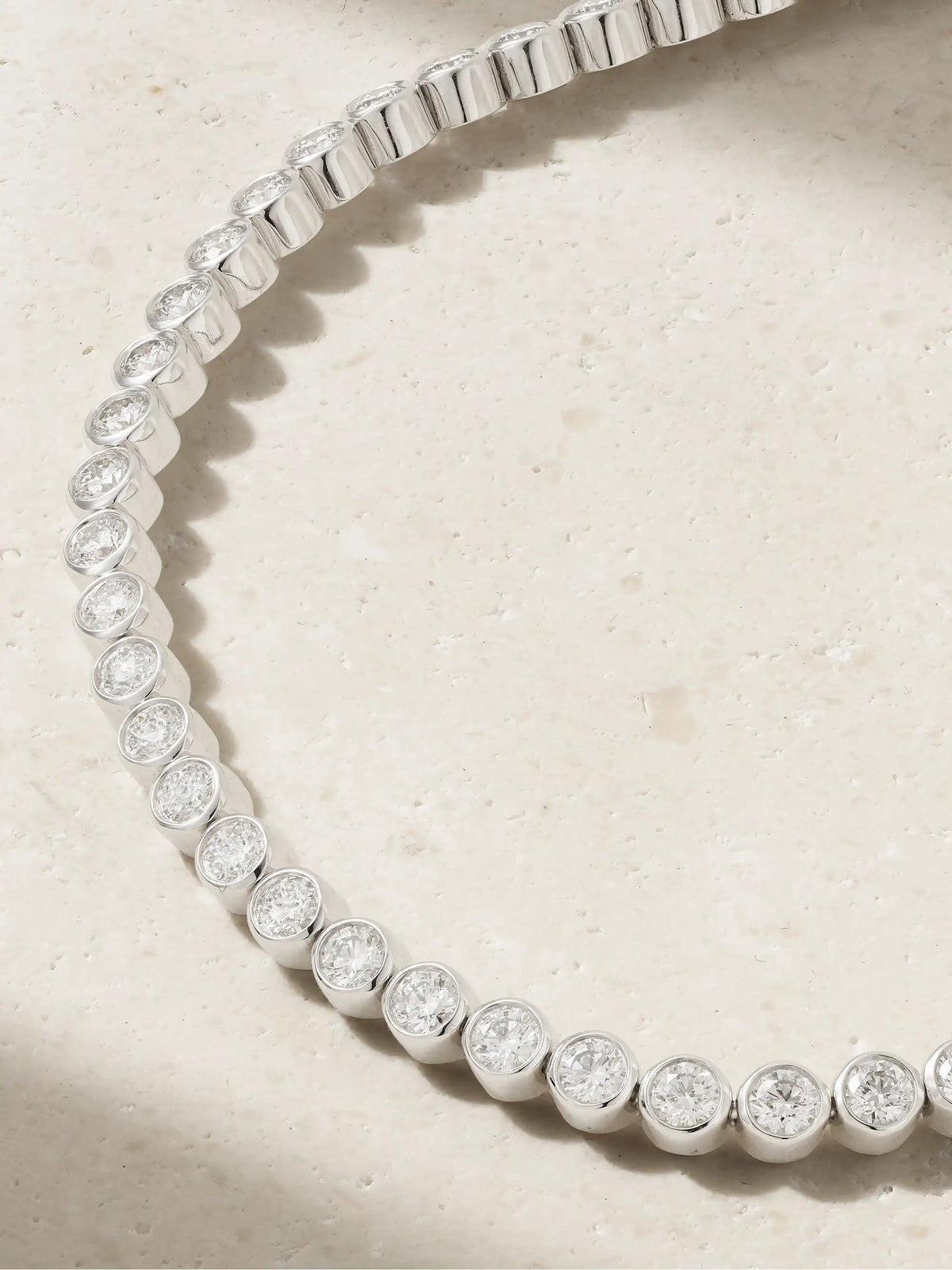 Diamond Lines Db Classic Eternity 18-karat White Gold Diamond Bracelet