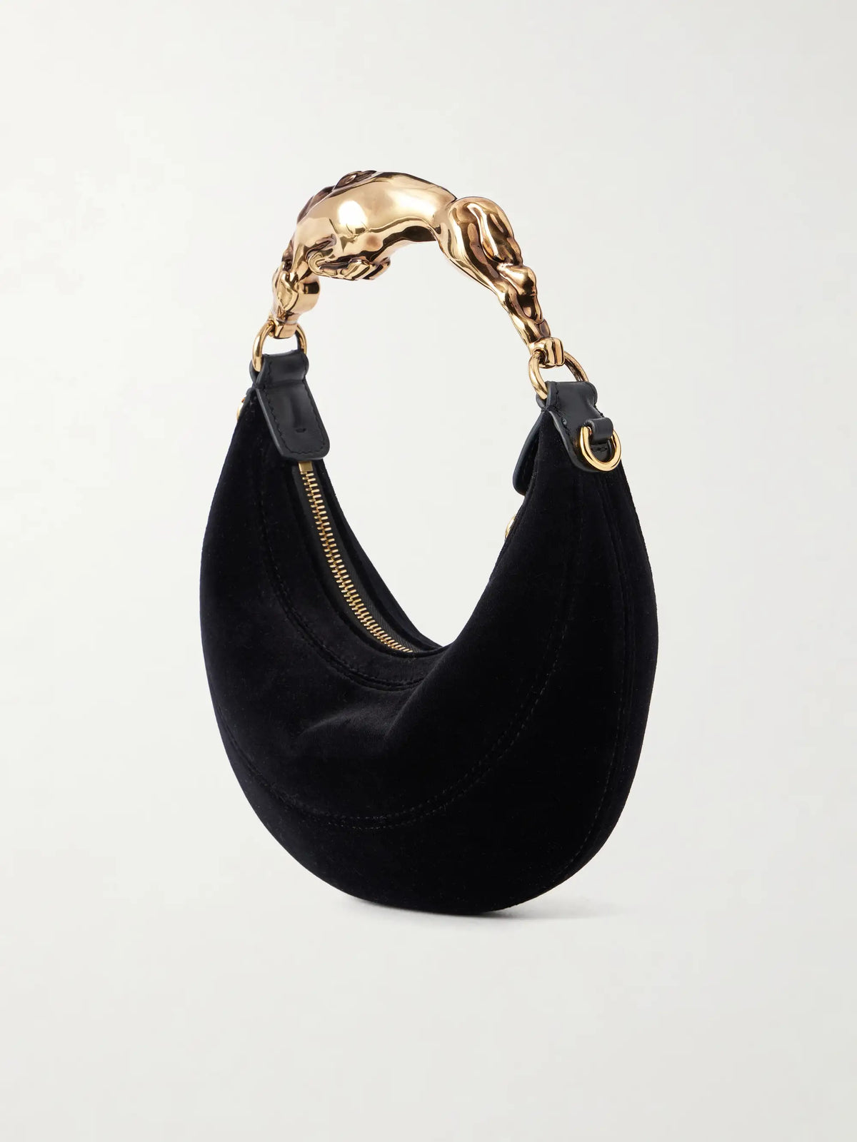 Chloé Chain Horse Velvet Top-handle Bag