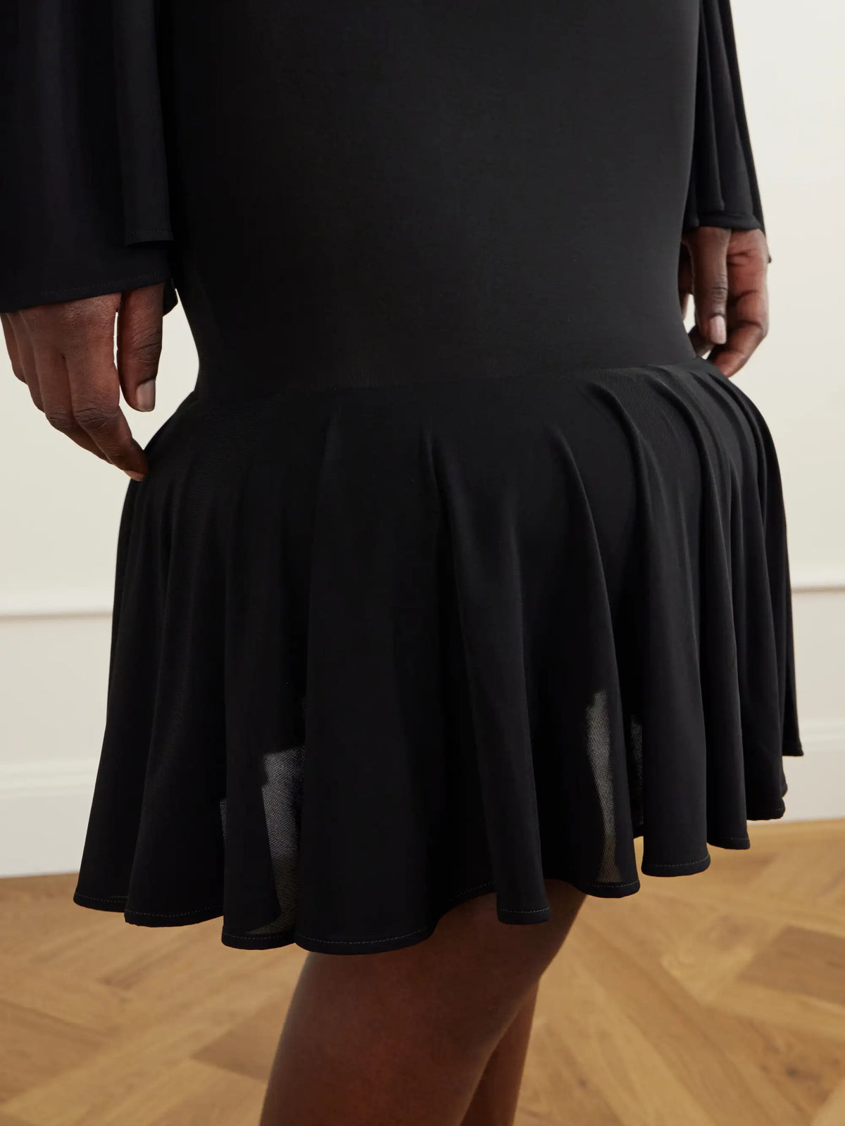 Jean Paul Gaultier Sculptural Gathered Knee-length Skirt