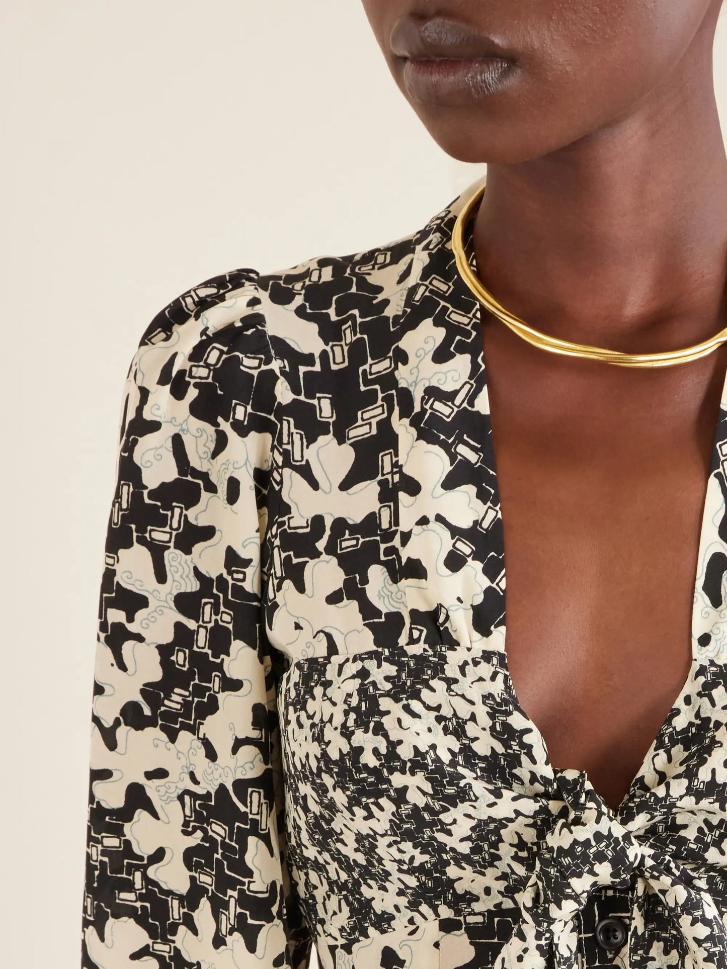 Kazu Floral-print Silk Top