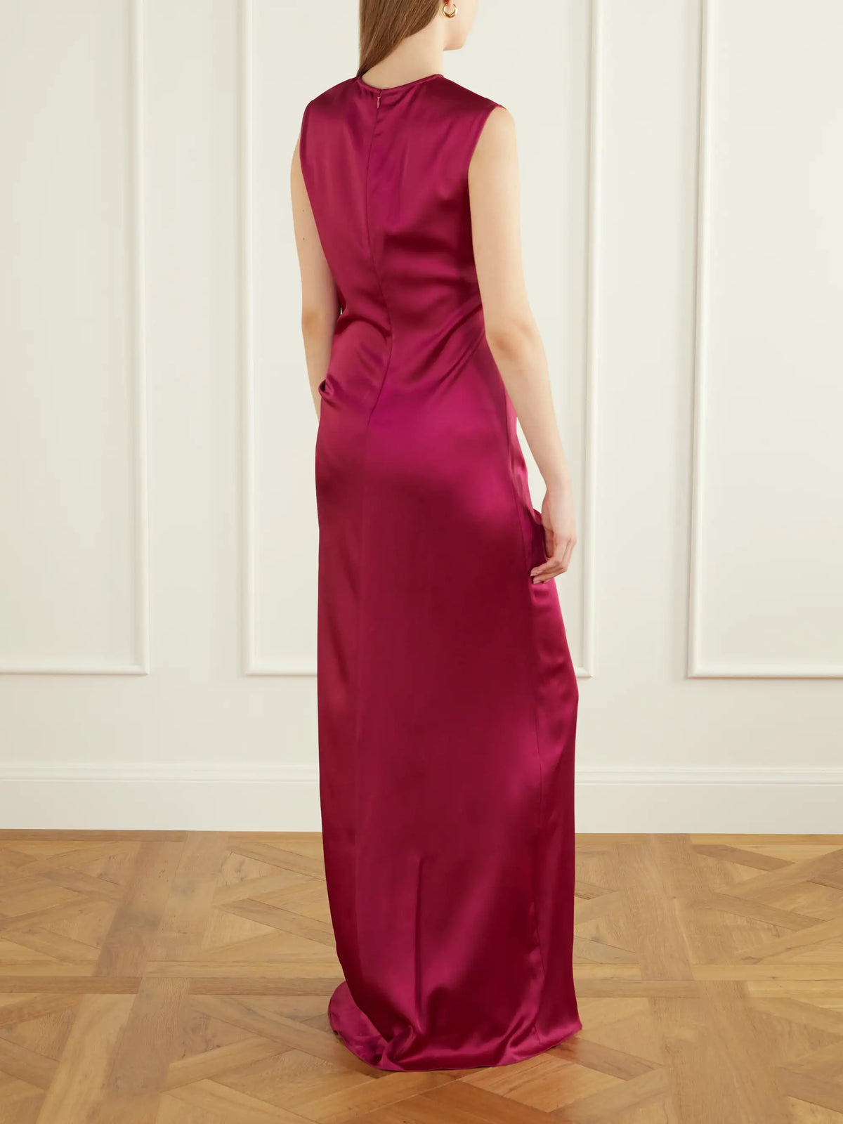 Stella McCartney Draped Satin Gown