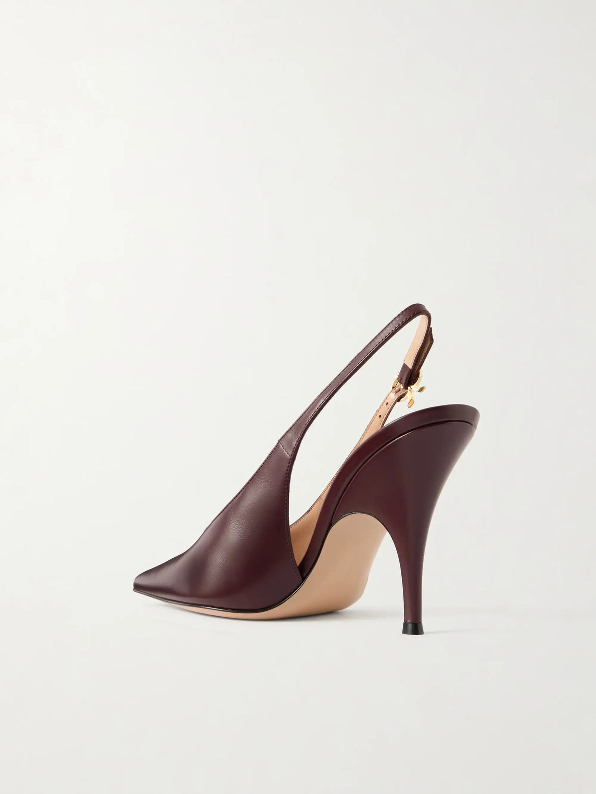 Sofia 95 Leather Slingback Pumps