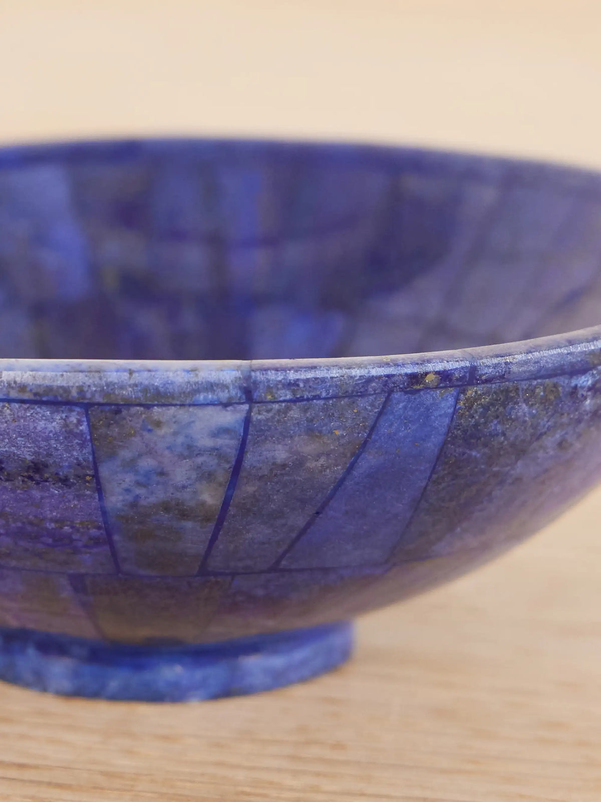 JIA JIA Home Round Lapis Lazuli Dish