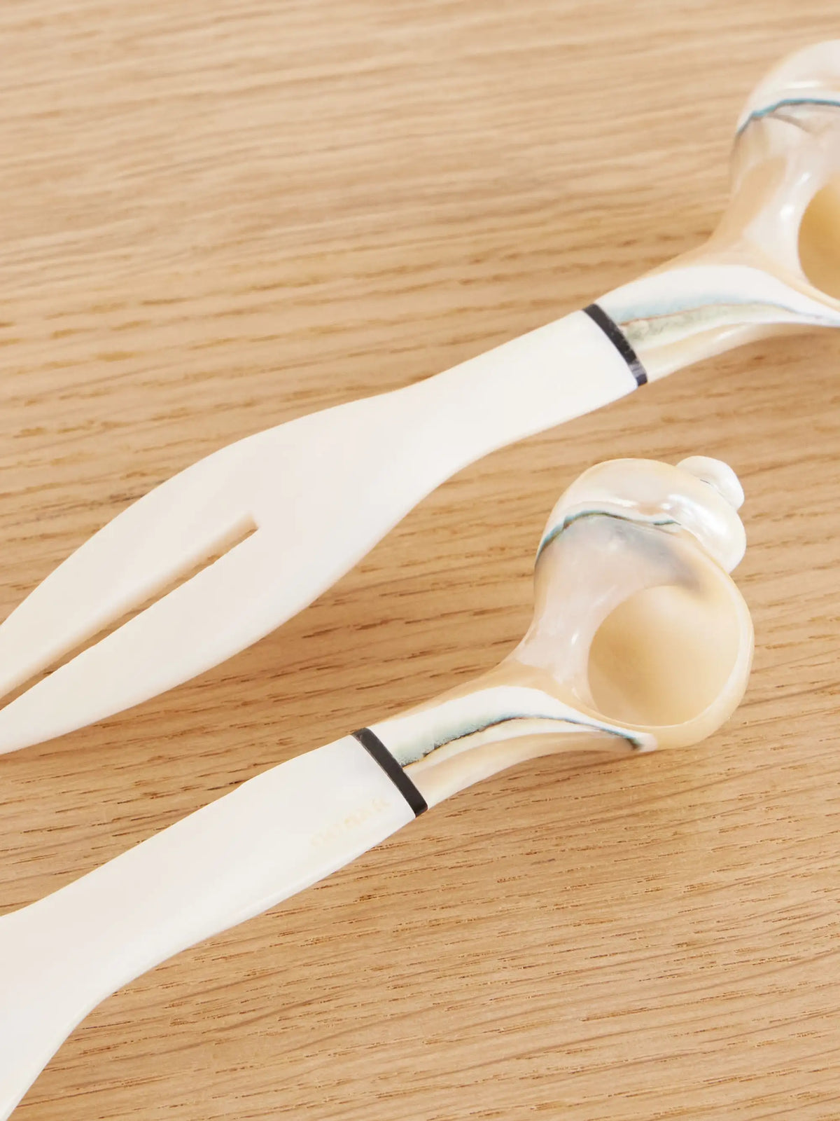 Gohar World Three-piece Mother-of-pearl Cutlery Set