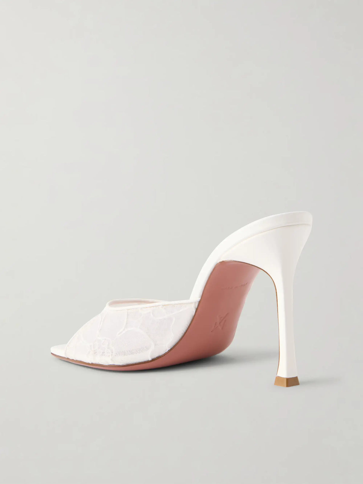 Alexa 95 Satin And Corded-lace Sandals