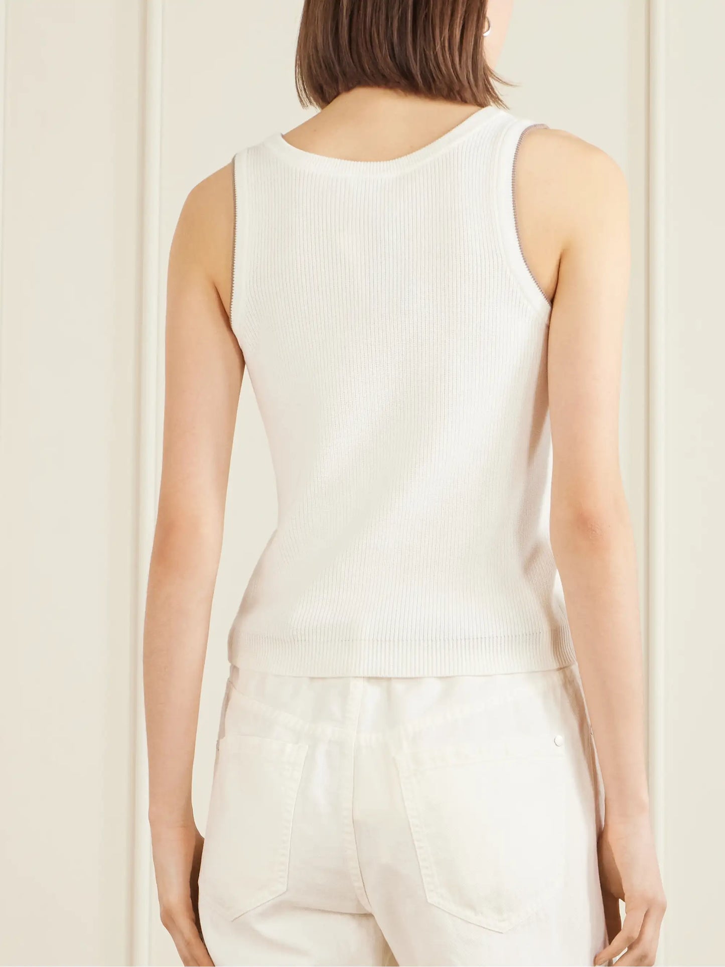 Ribbed Cotton Tank