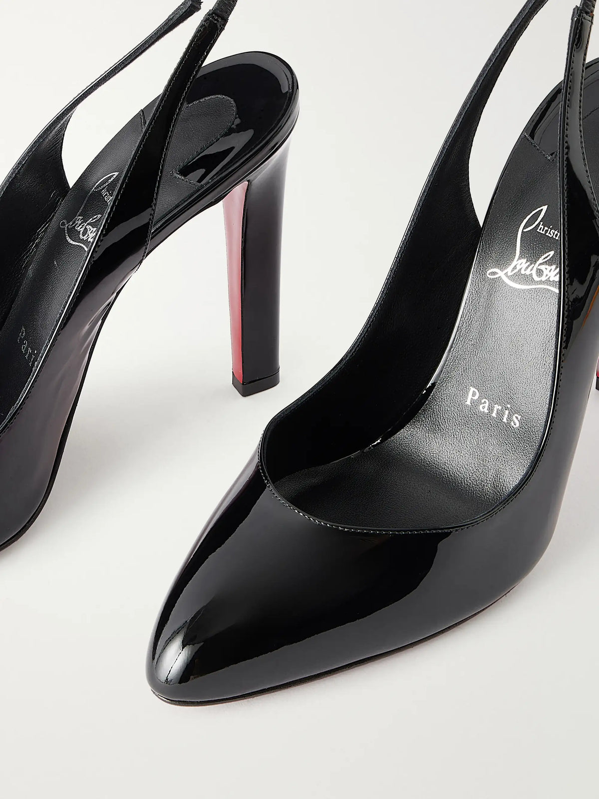Fannylove 100 Patent-leather Slingback Pumps