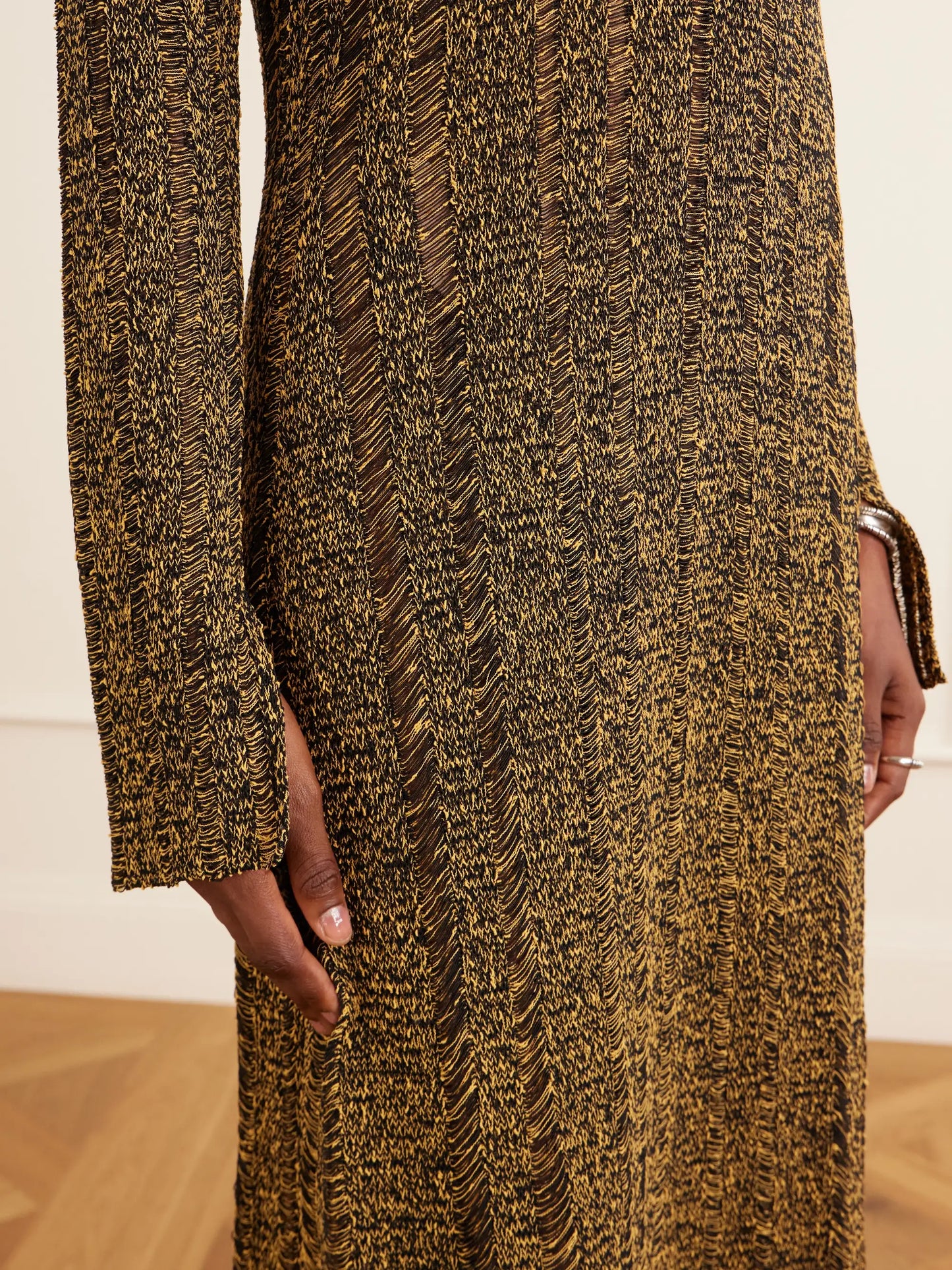Maelle Cotton-blend Tweed Maxi Dress