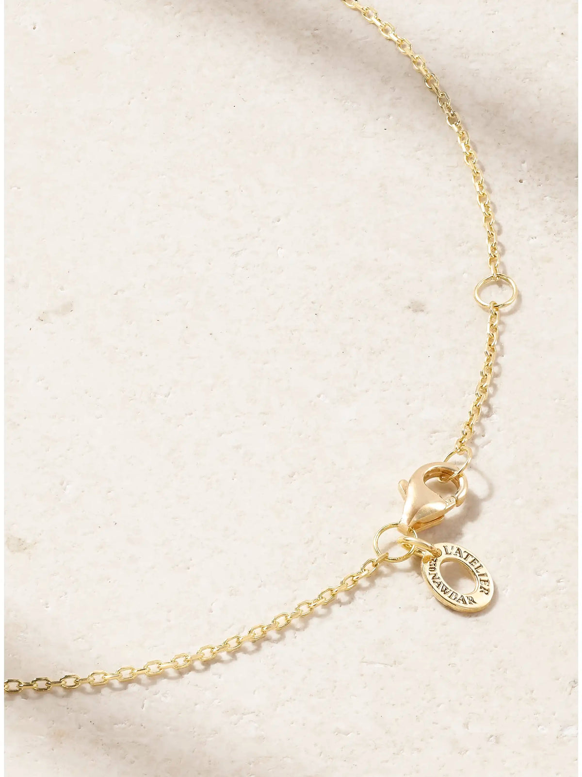 Layer Moon 18-karat Gold Multi-stone Necklace