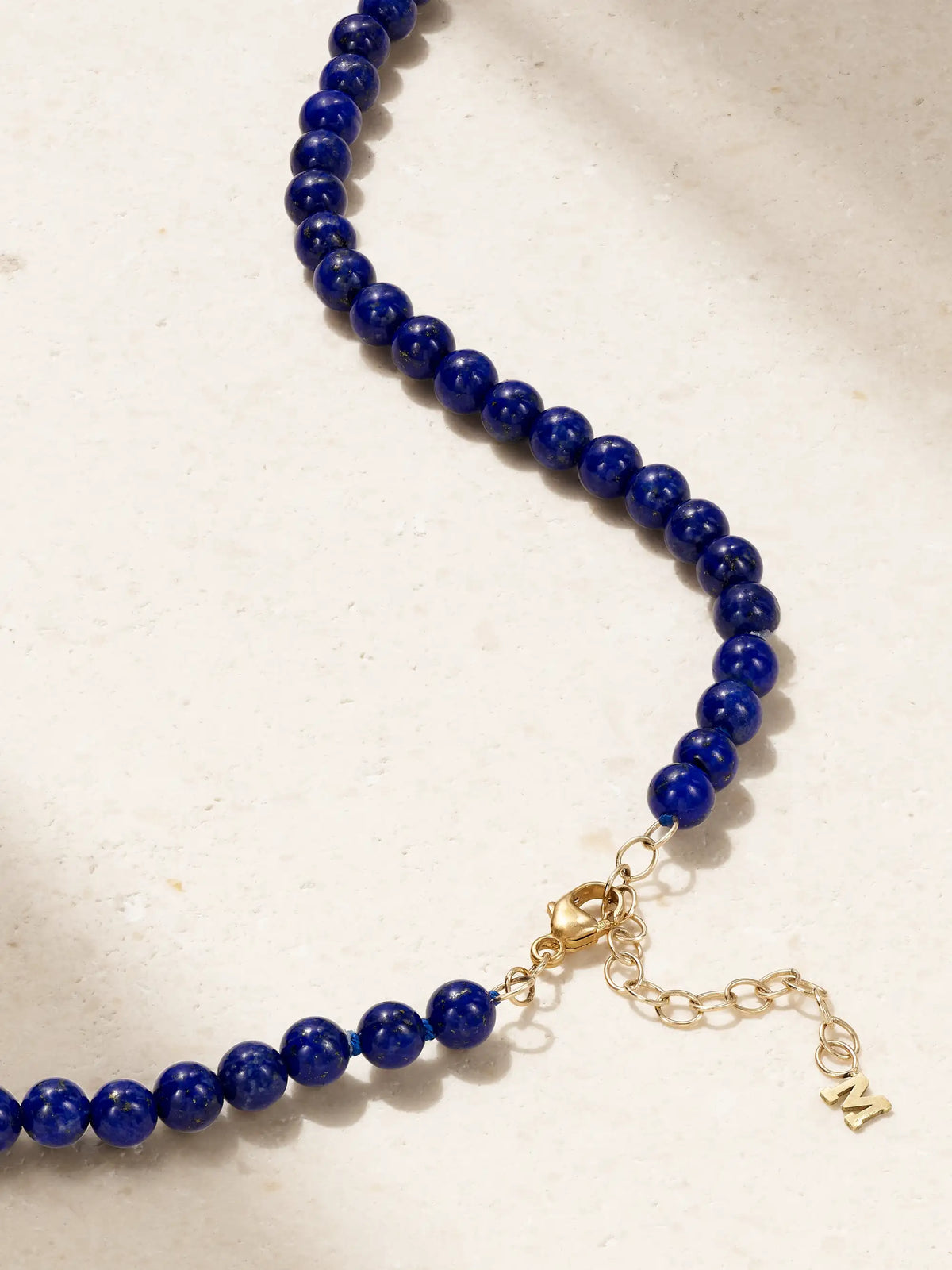 14-karat Gold Lapis Lazuli Necklace