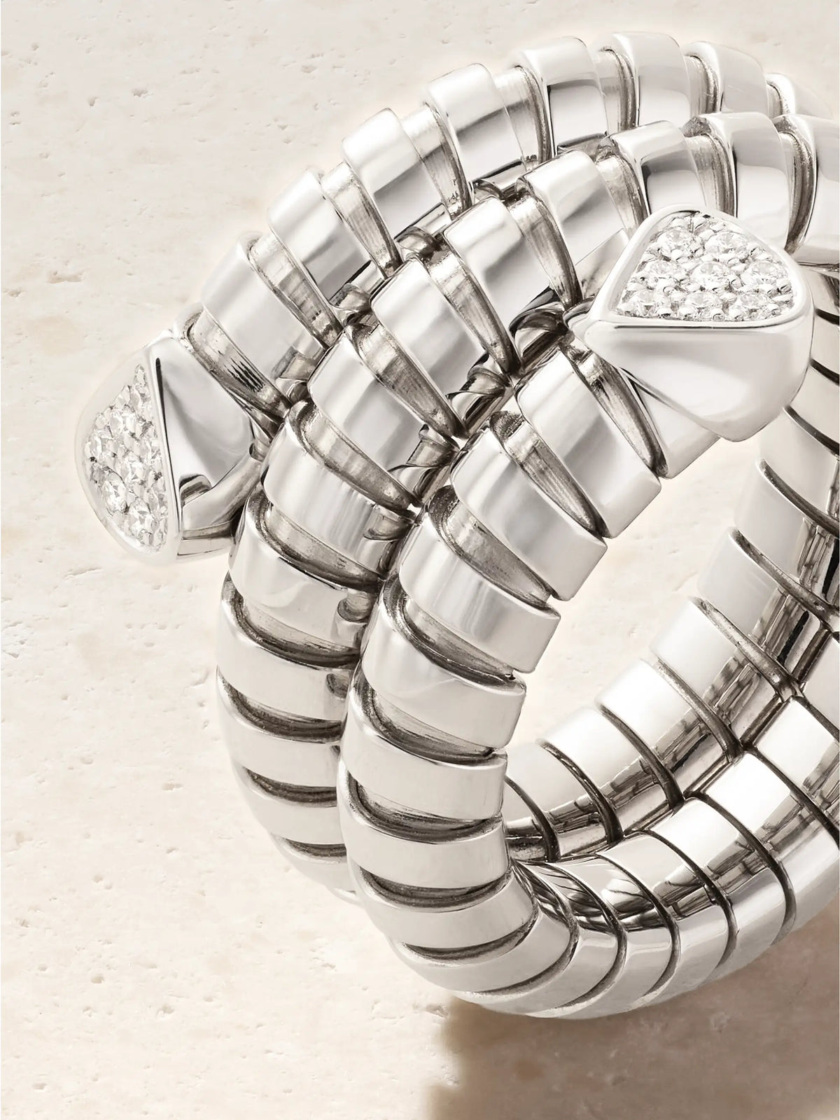 Trisola 18-karat White Gold Diamond Ring