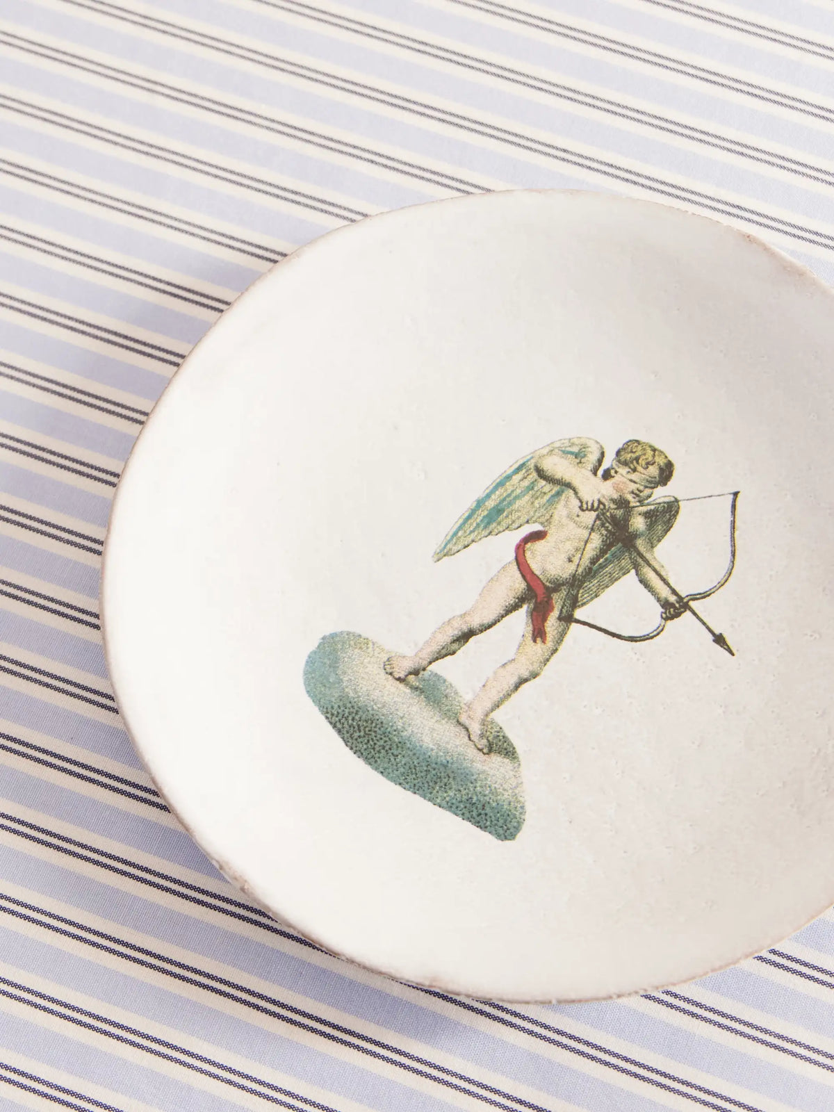 + John Derian Cupid Ceramic Plate