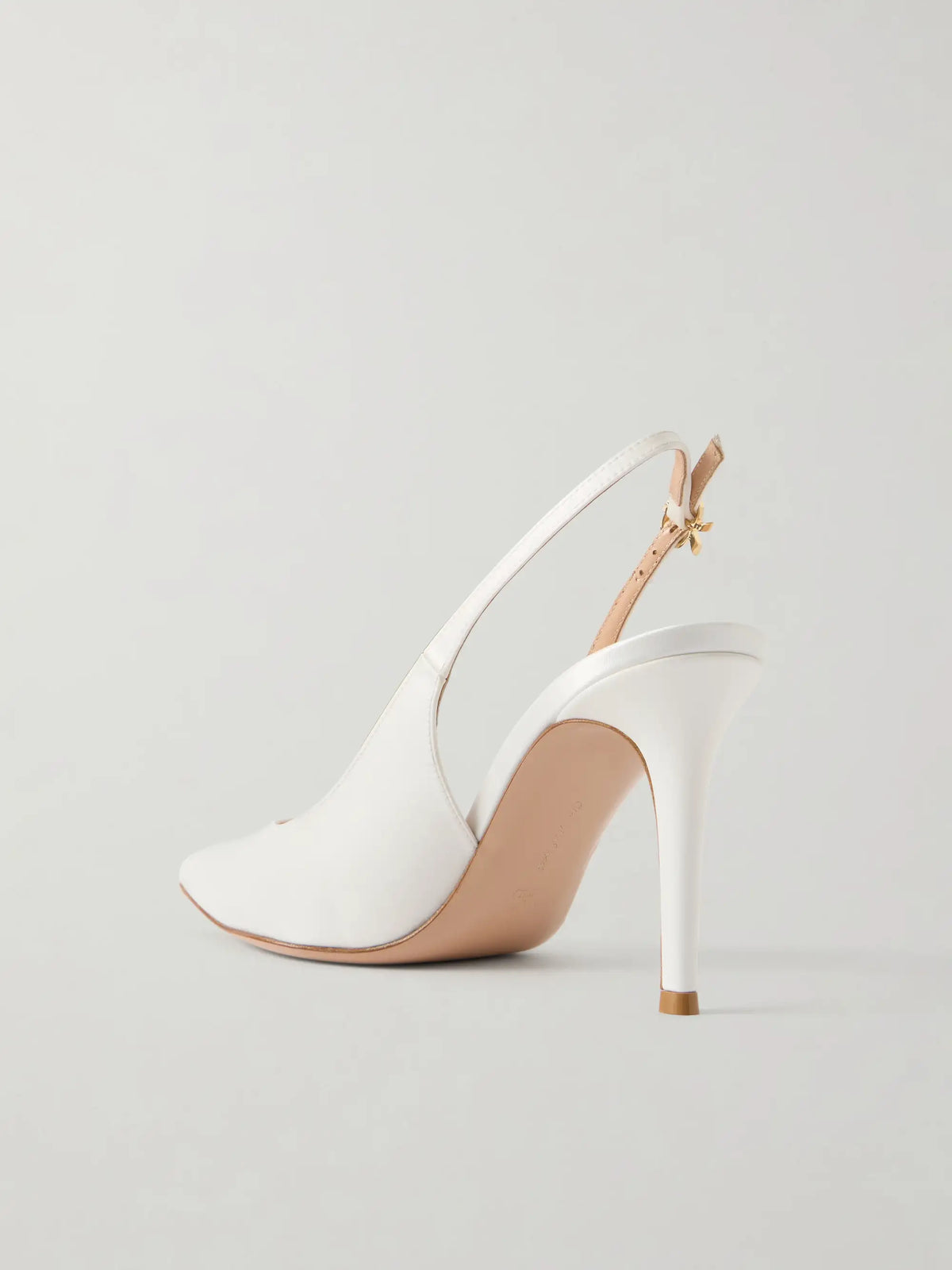 Ribbon 85 Satin Slingback Pumps