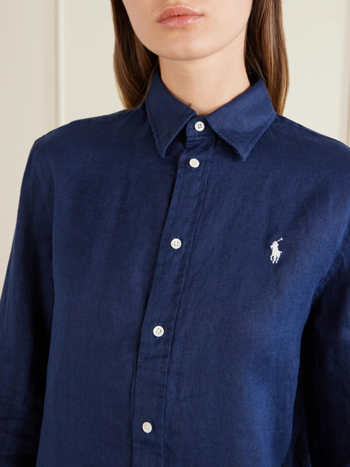 Embroidered Linen Shirt