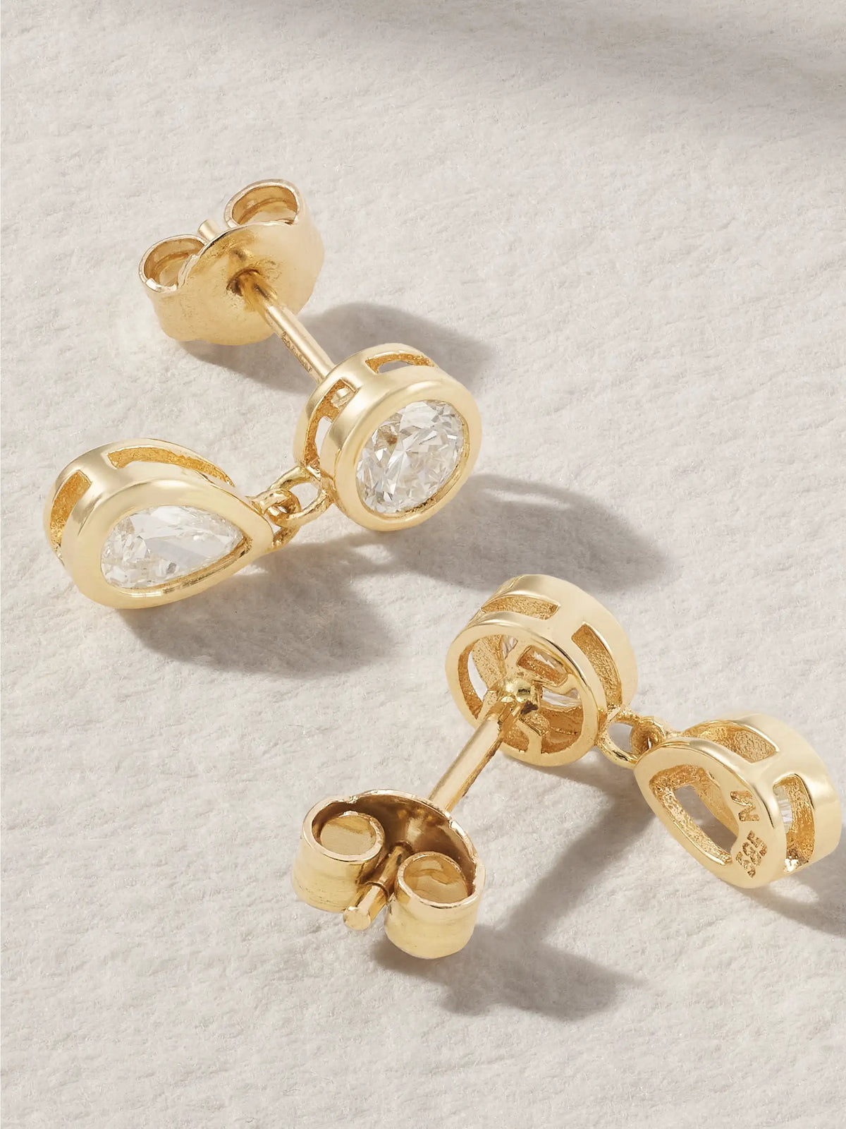 Mateo 14-karat Gold Diamond Earrings