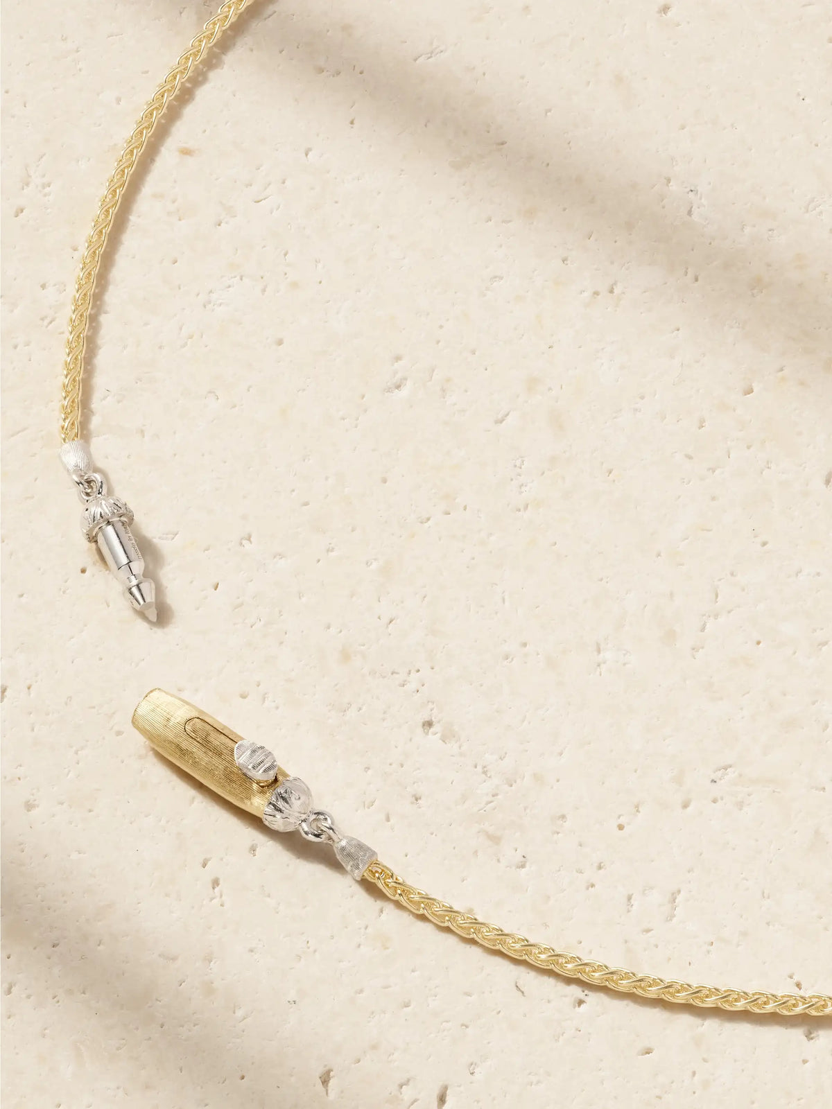 Ramage 18-karat Yellow And White Gold Diamond Necklace