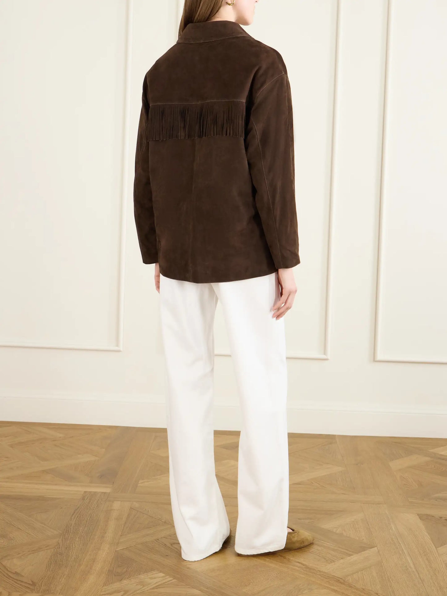 Fringed Suede Jacket