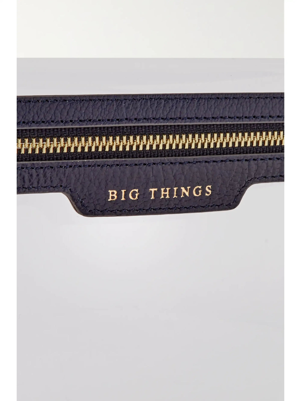 Loose Pocket Big Things Leather-trimmed Tpu Clutch
