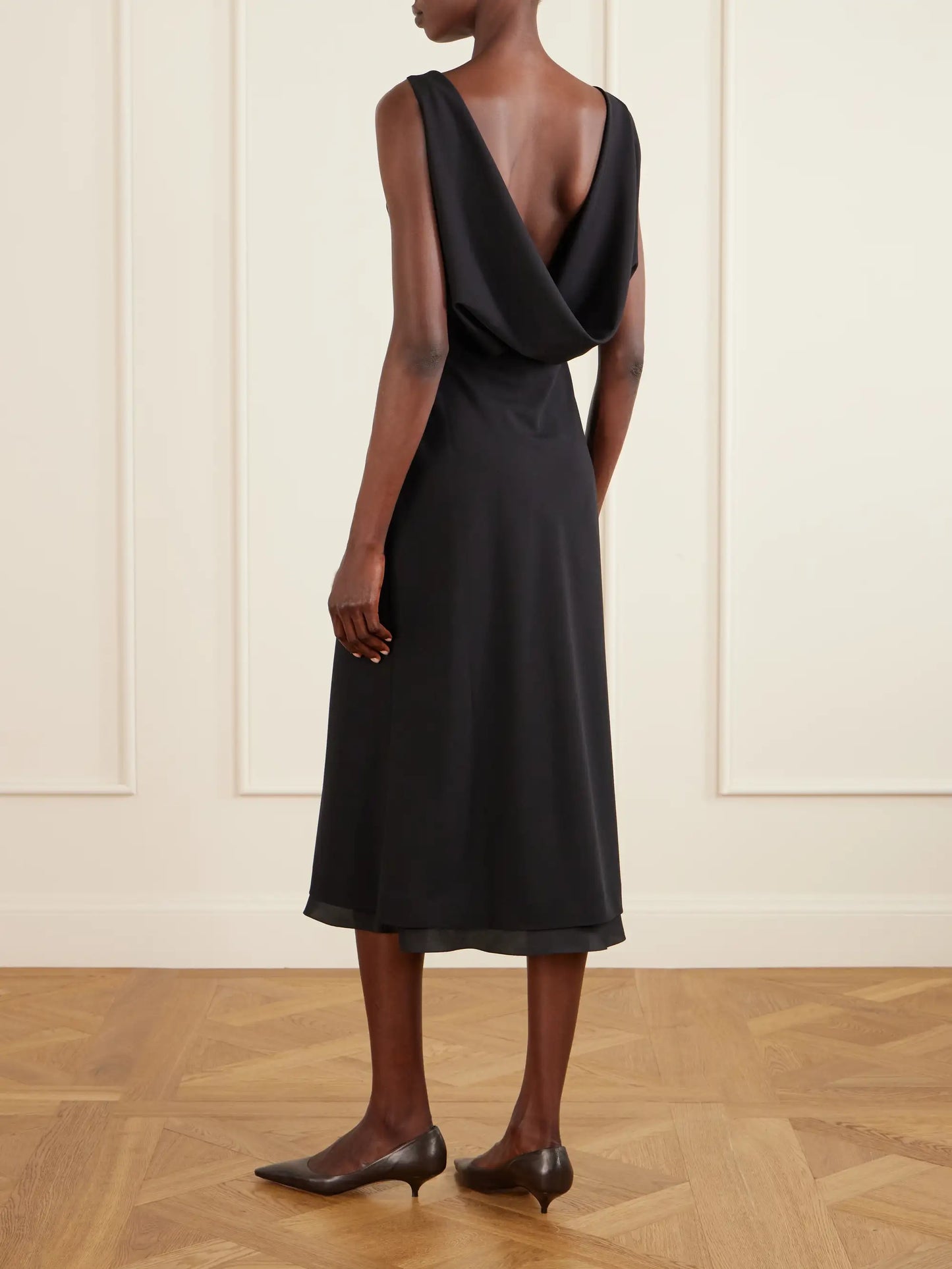 Henna Wool Midi Dress