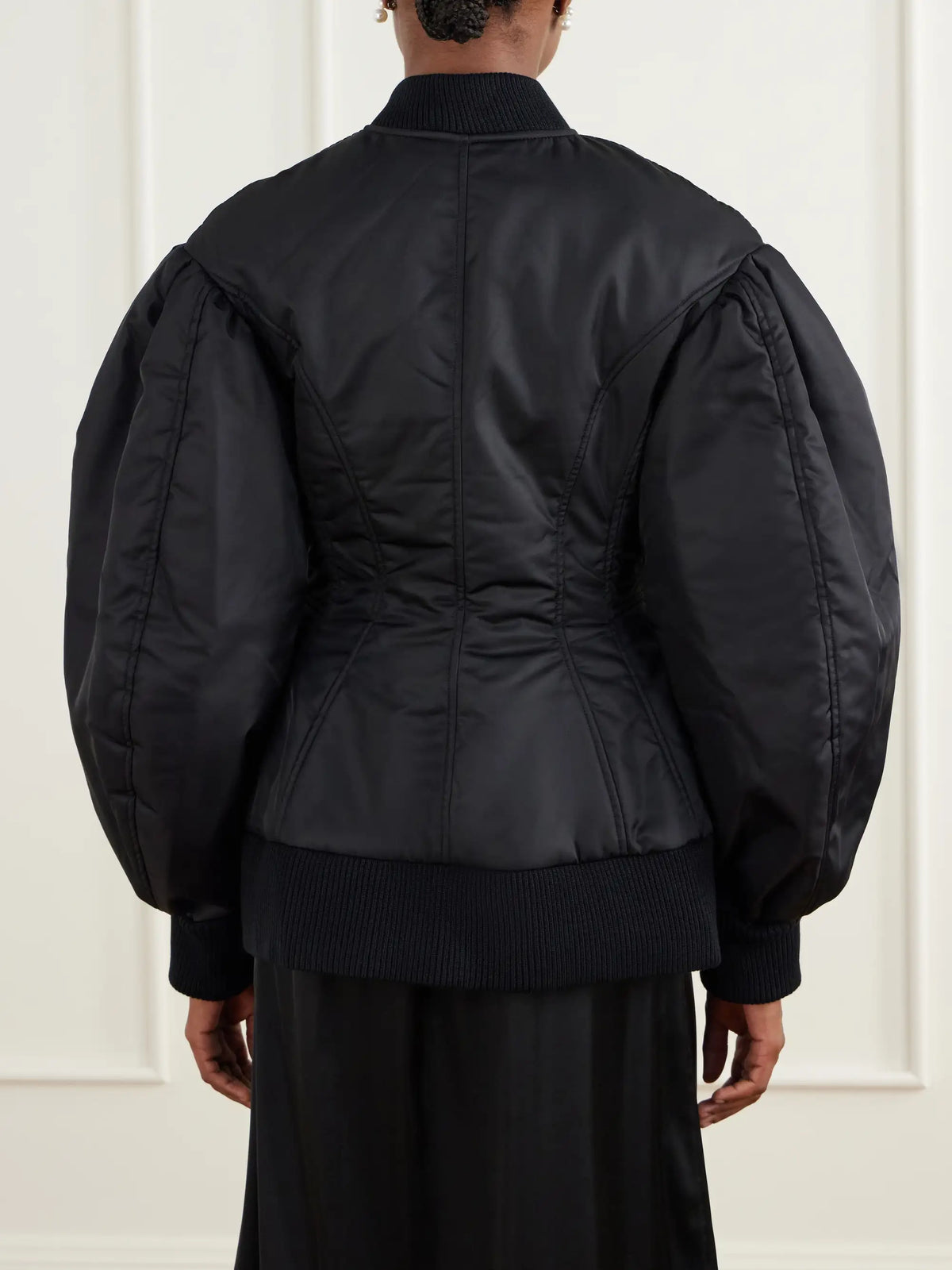 Simone Rocha Satin Bomber Jacket