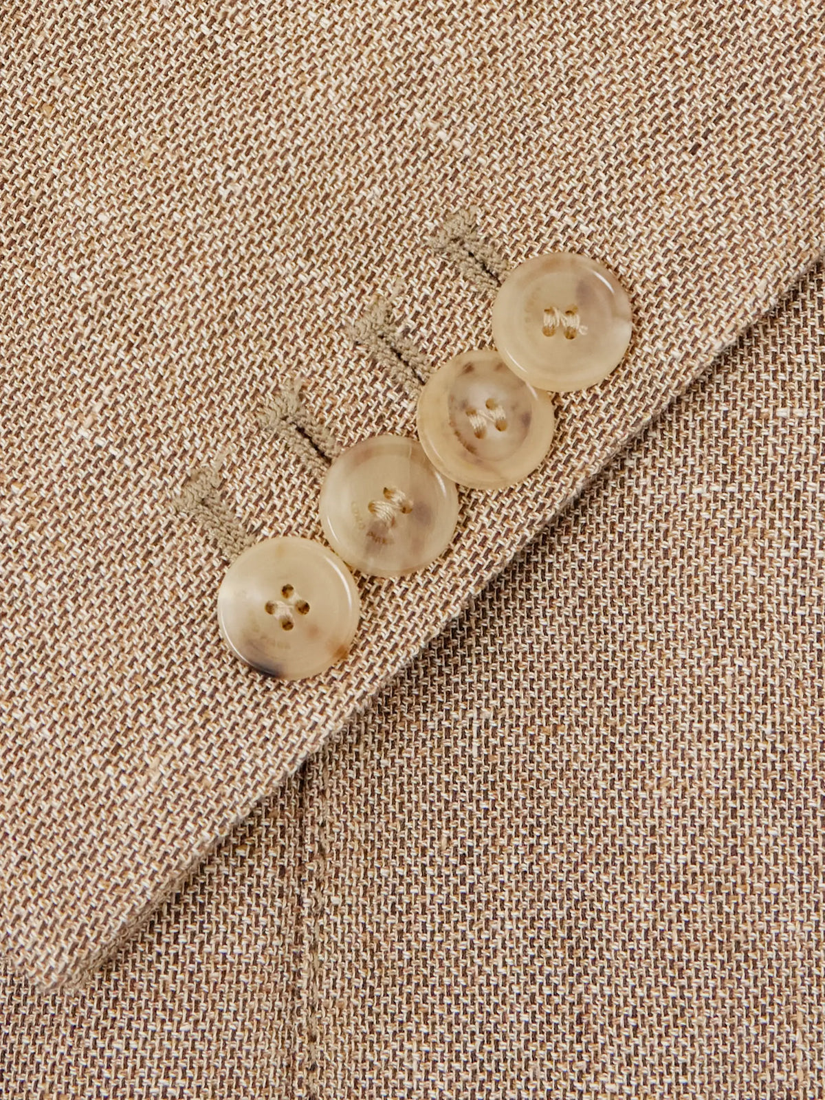 Loro Piana Double-breasted Linen Blazer