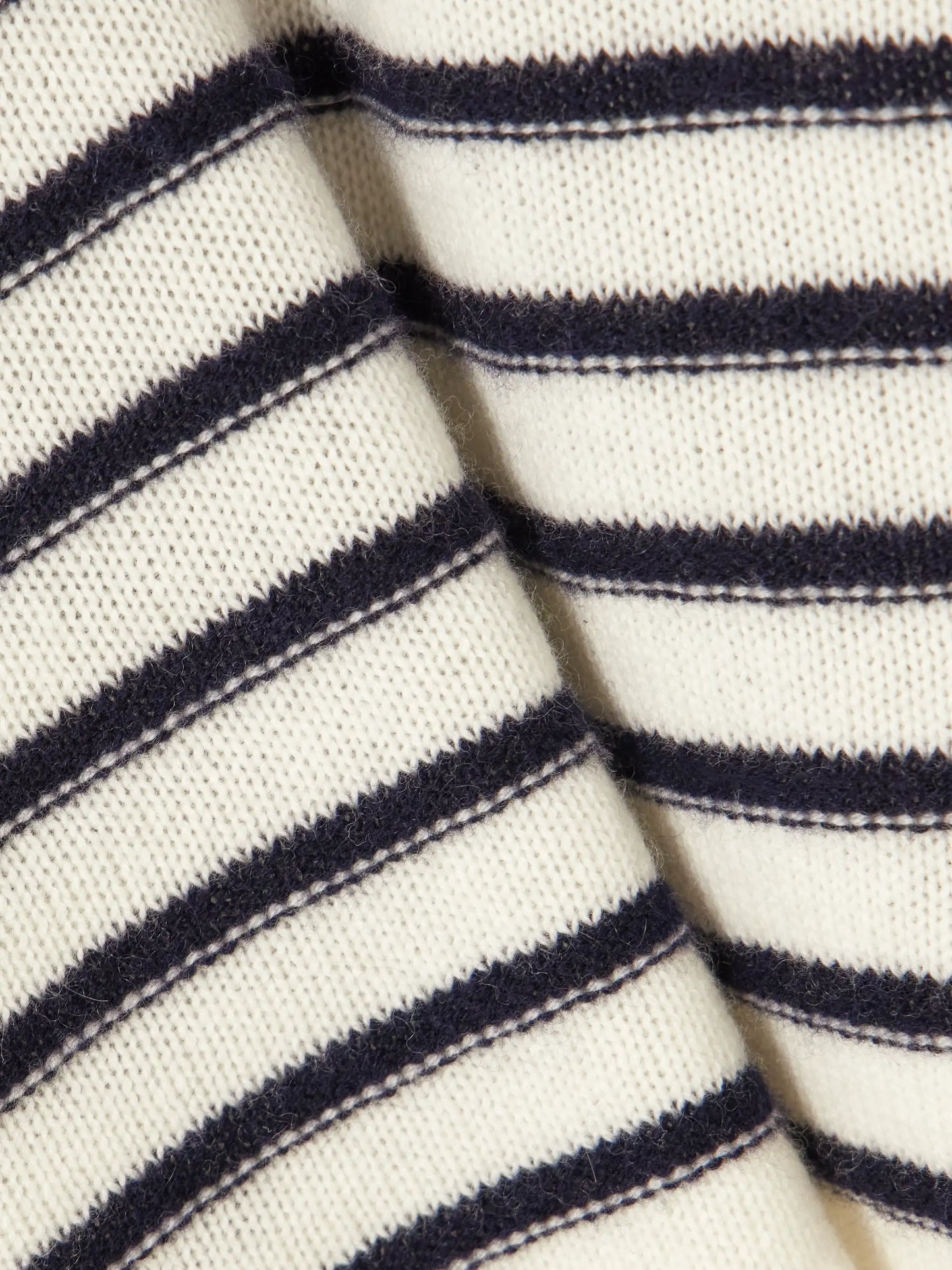Striped Wool And Cashmere-blend Polo Sweater