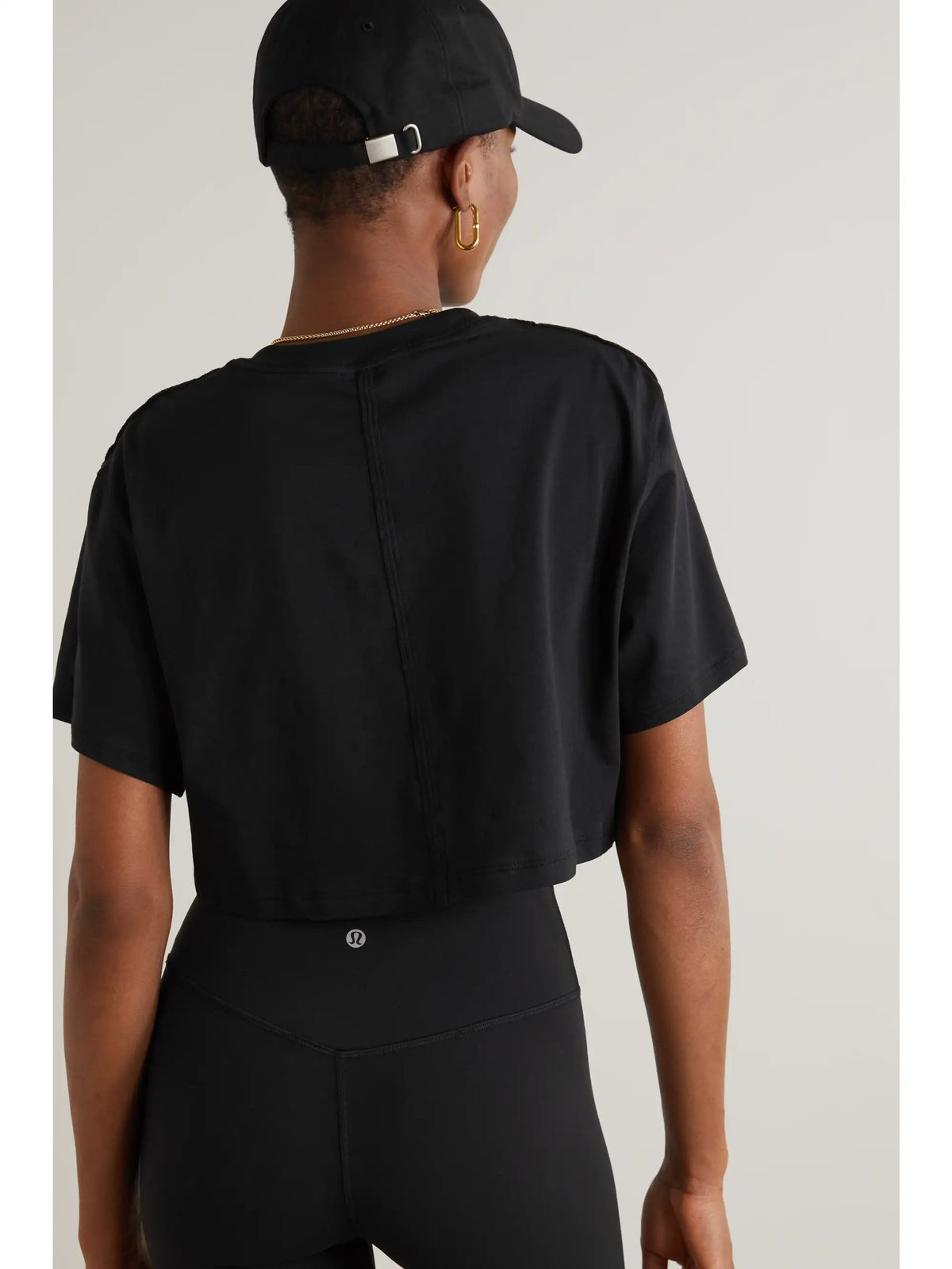 All Yours Cropped Pima Cotton T-shirt