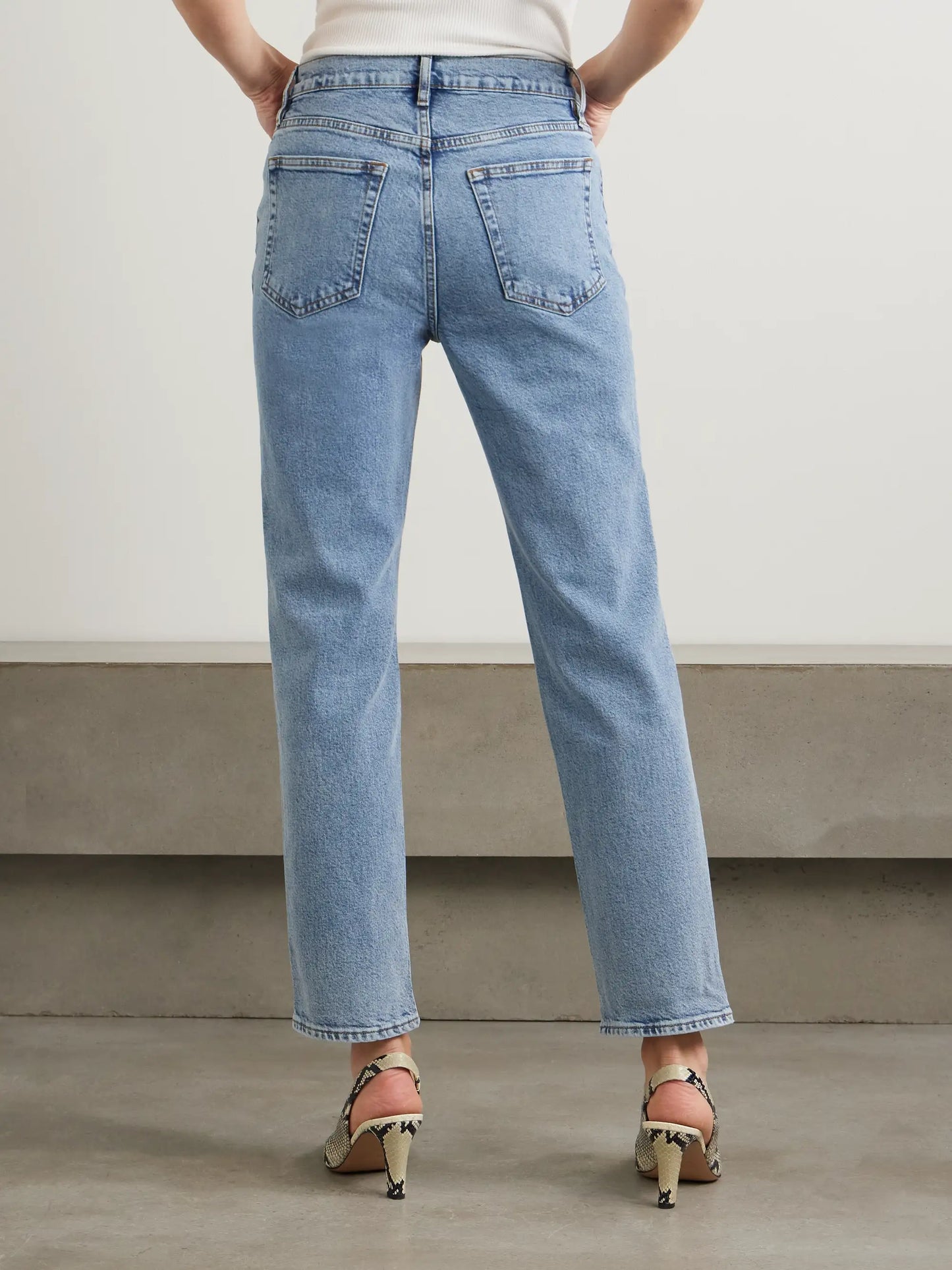 The Borrowed High-rise Slim-leg Jeans
