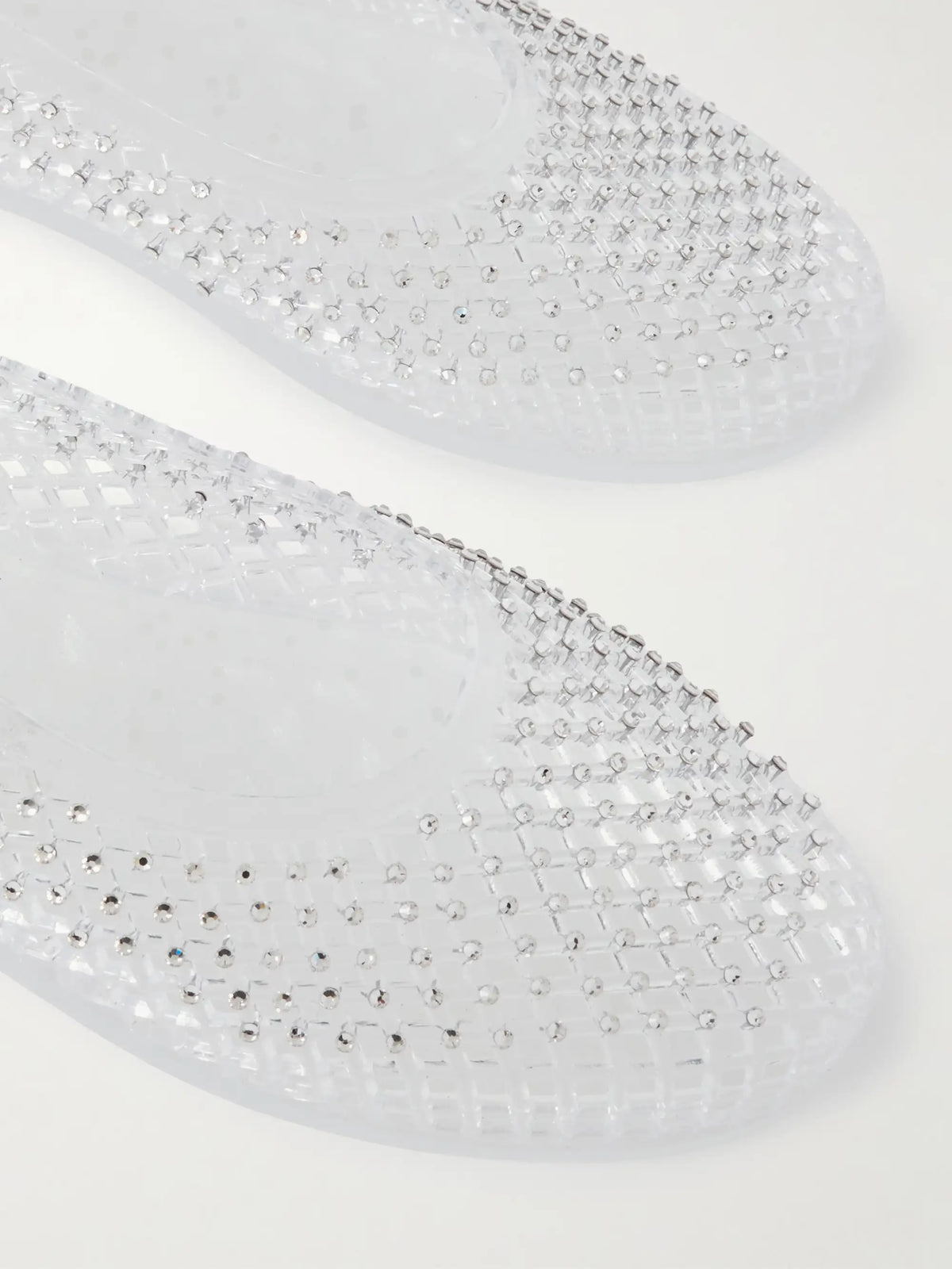 Iro Crystal-embellished Pvc Ballet Flats