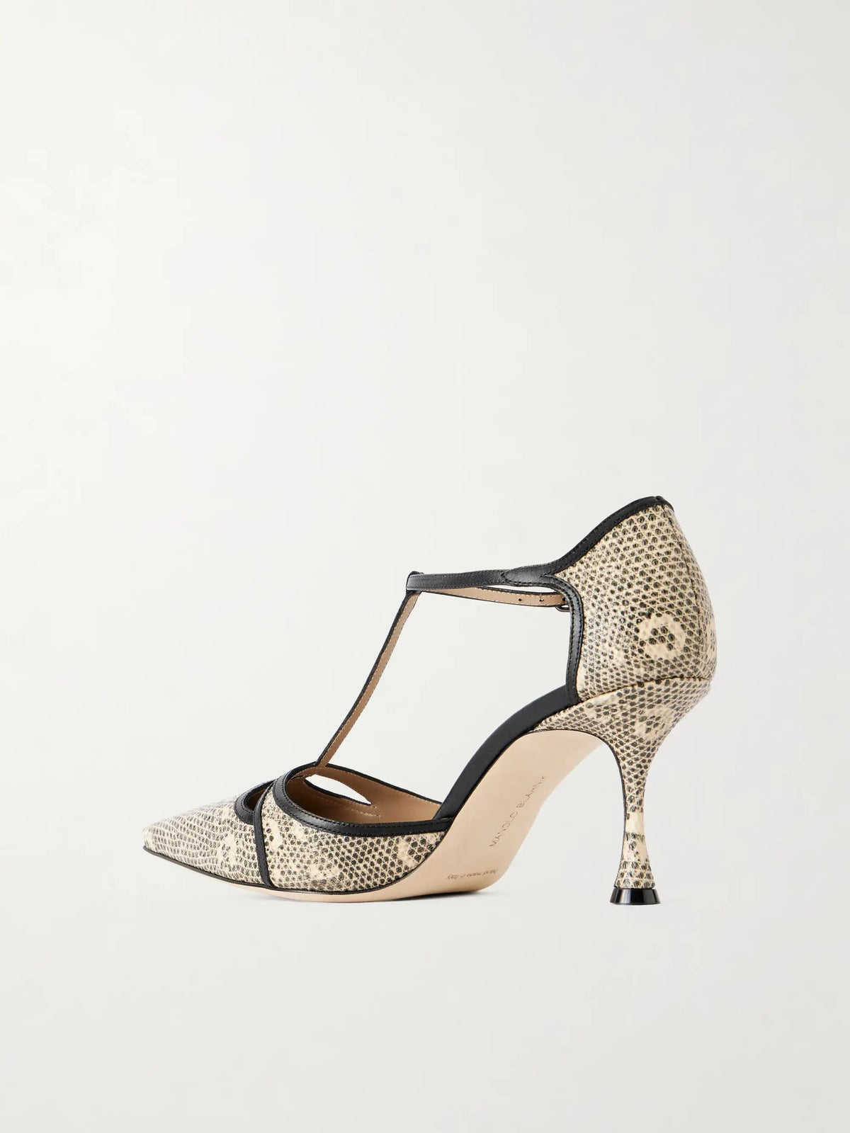 Gish 70 Lizard-effect Leather Pumps