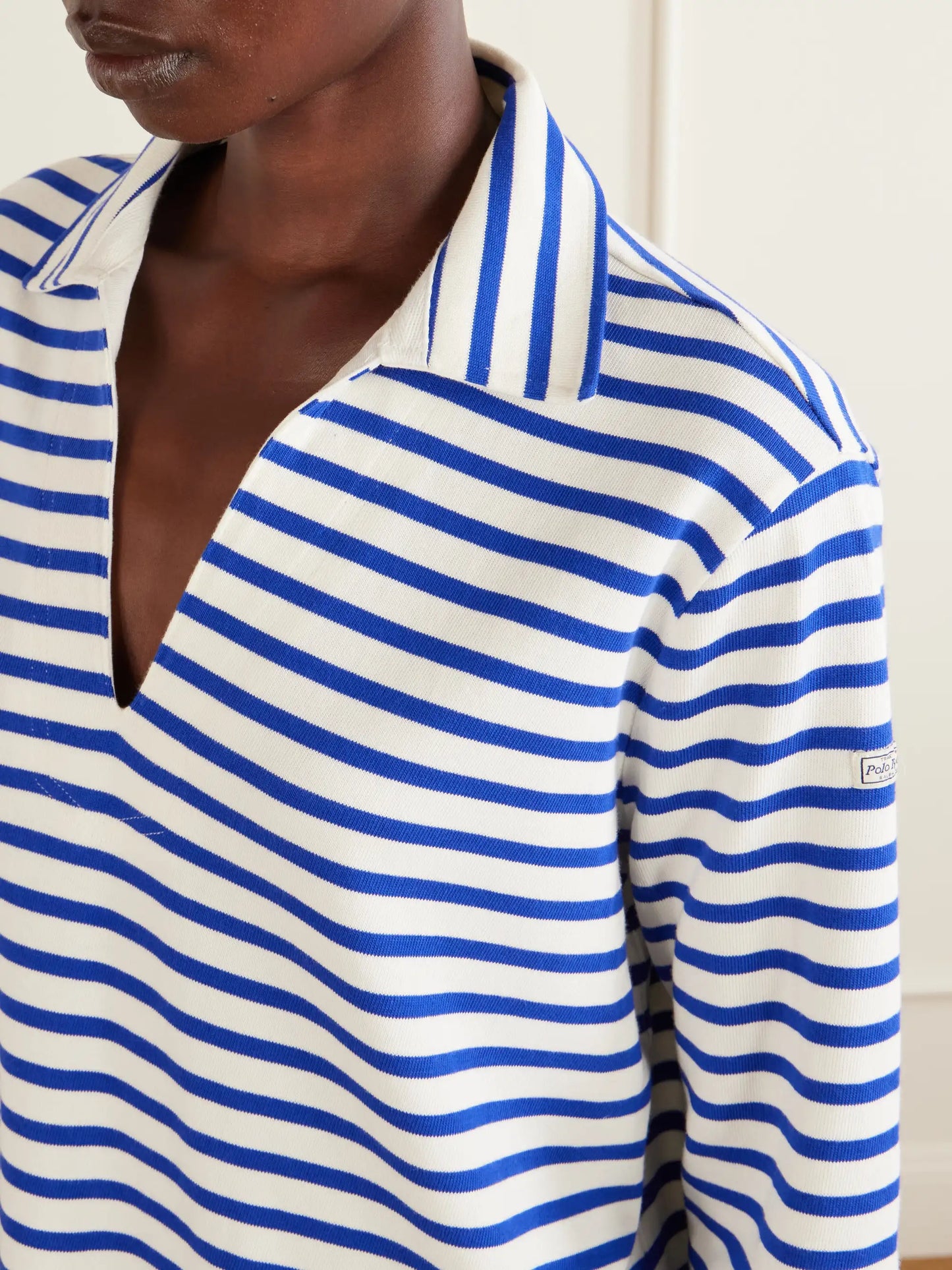 Striped Cotton-jersey Mini Dress