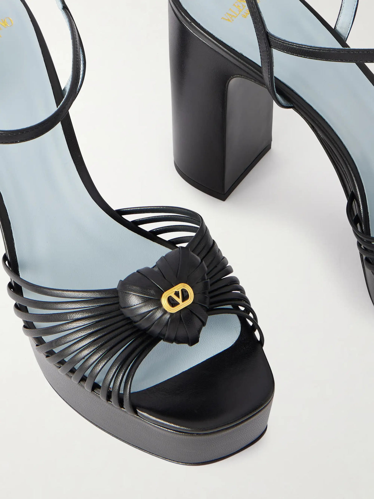 Royal 115 Embellished Leather Platform Sandals
