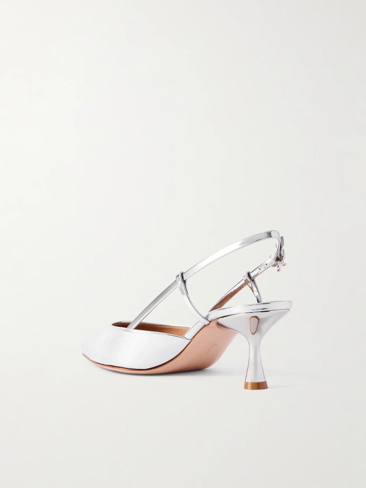 Ascent 55 Mirrored Leather Slingback Pumps
