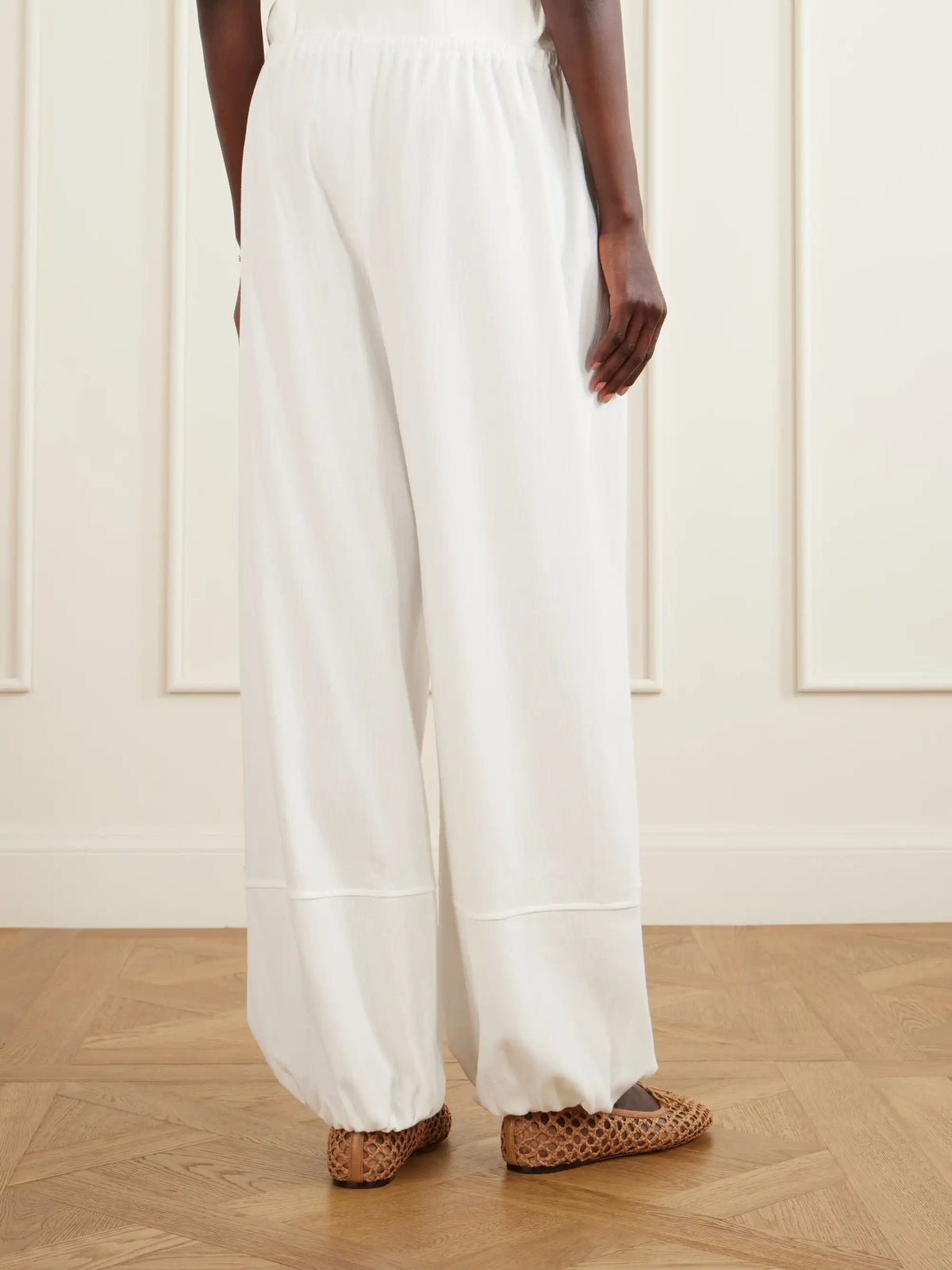 Stella McCartney Embellished Cotton-crepe Balloon Pants
