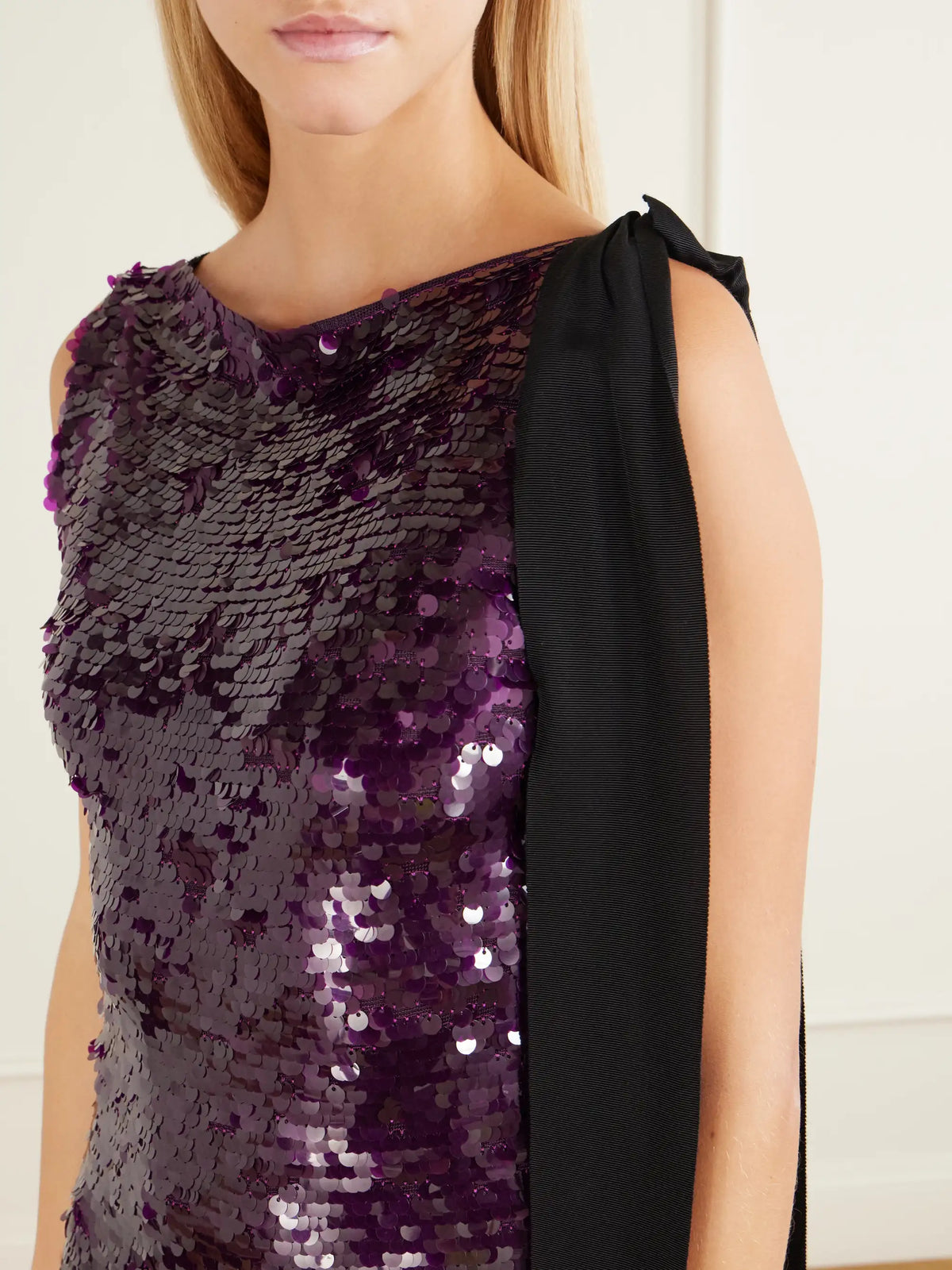 Carolina Herrera Sequin-embellished Knitted Gown