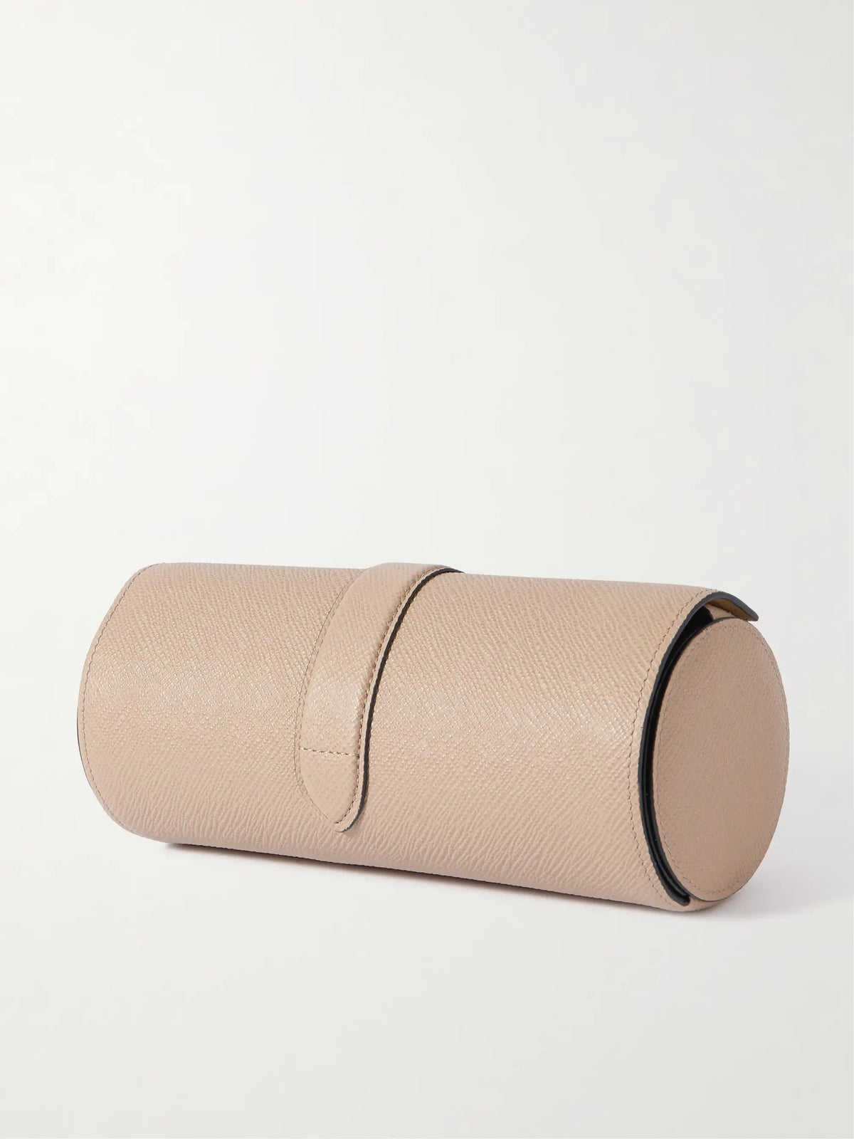 Panama Textured-leather Watch And Jewelry Roll
