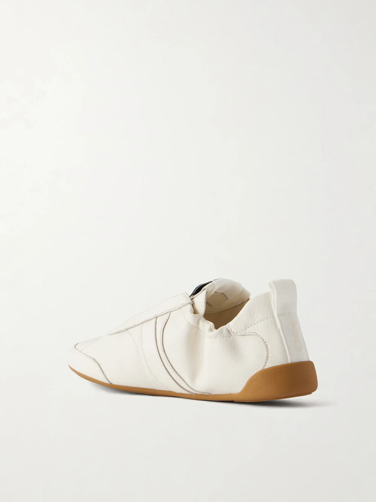 Kick Textured-leather Low-top Sneakers