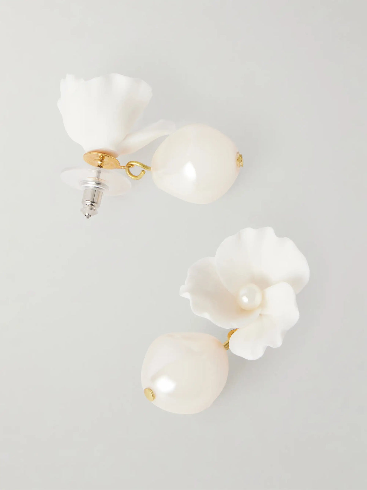 Clarabel Gold-tone Pearl Earrings