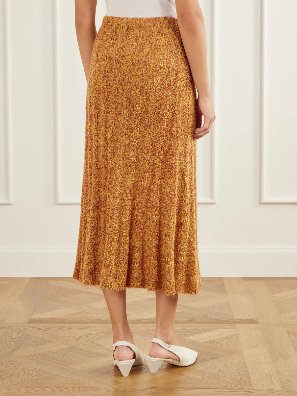 Proenza Schouler Joelle Cable-knit Mohair-blend Maxi Skirt
