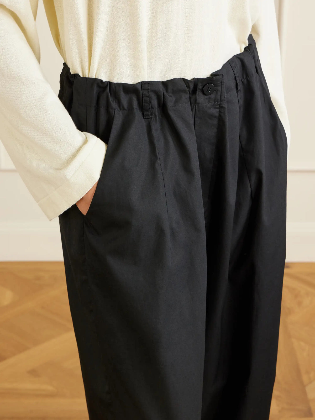 Jamie Haller The Lotus Cotton-poplin Wide-leg Pants
