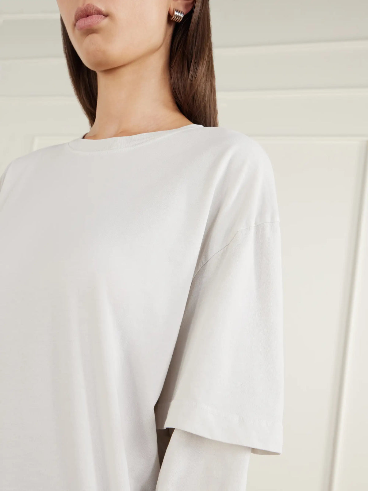 AGOLDE Lois Layered Cotton-jersey T-shirt