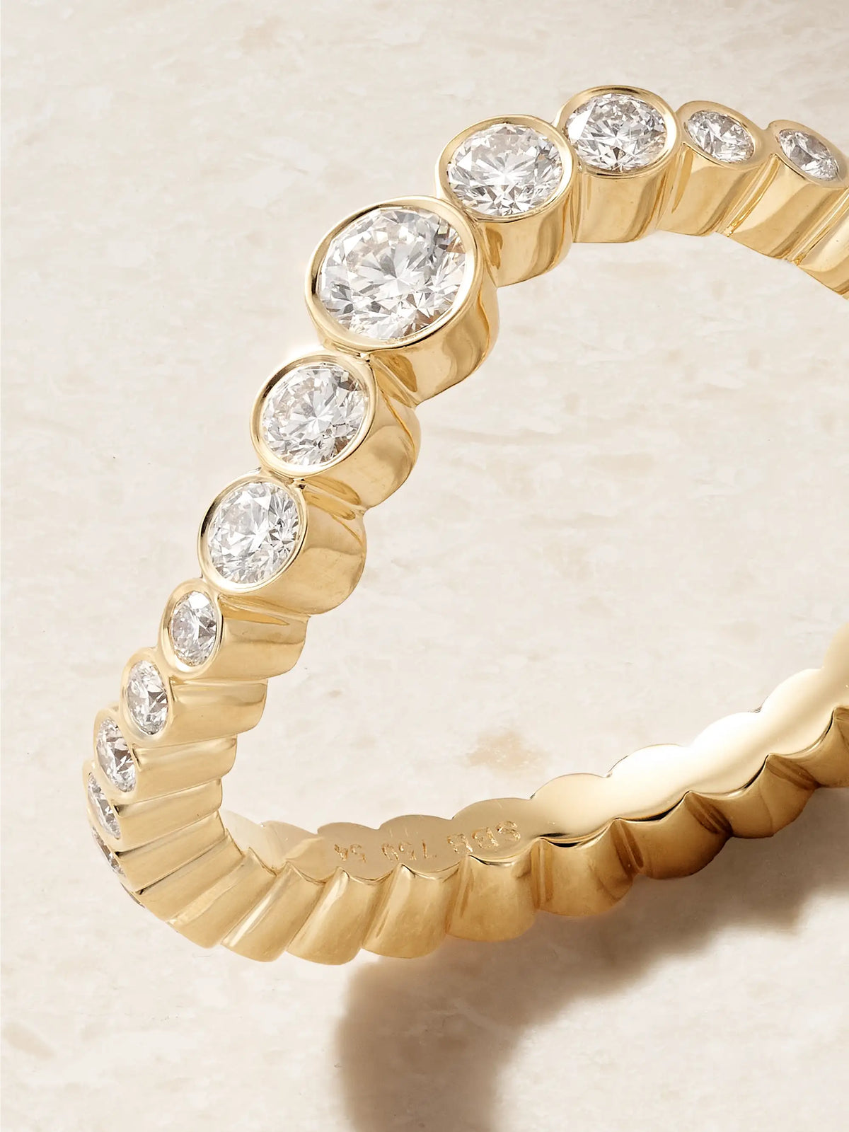 Sky Classic 18-karat Recycled Gold Diamond Ring