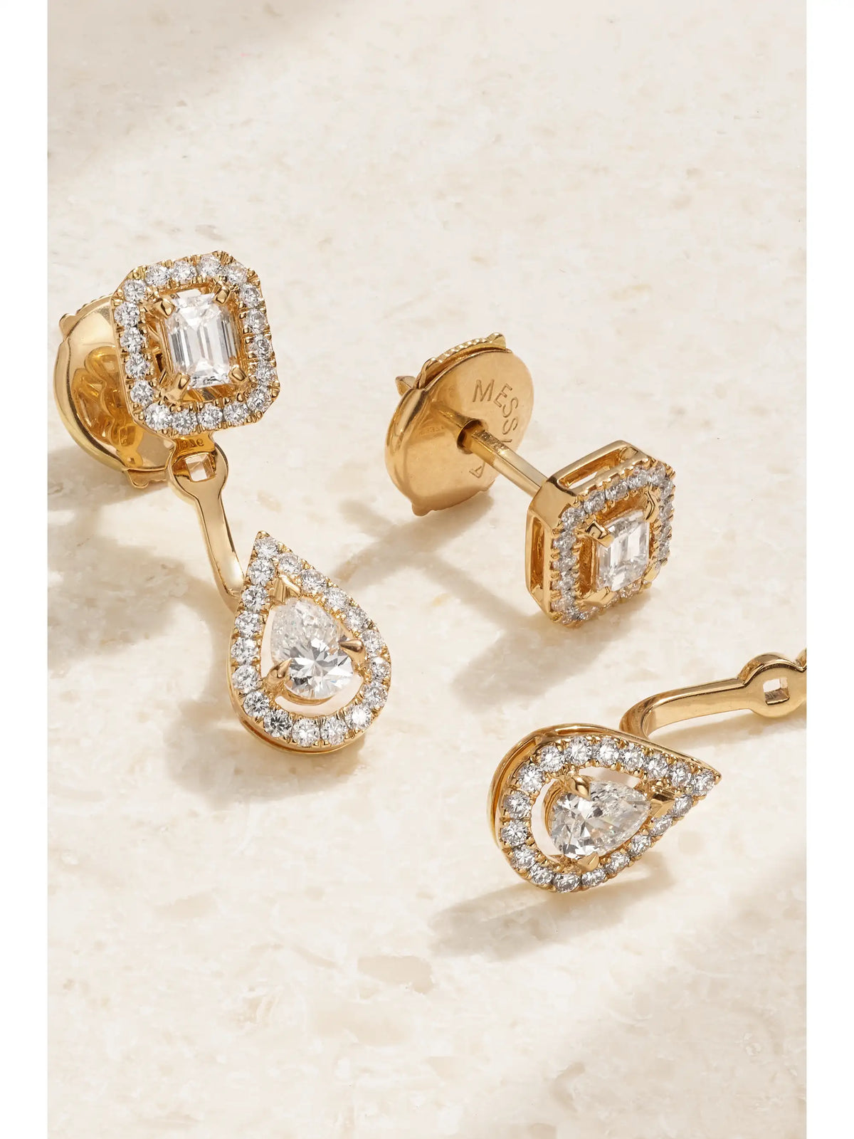 My Twin Toi & Moi 18-karat Gold Diamond Earrings