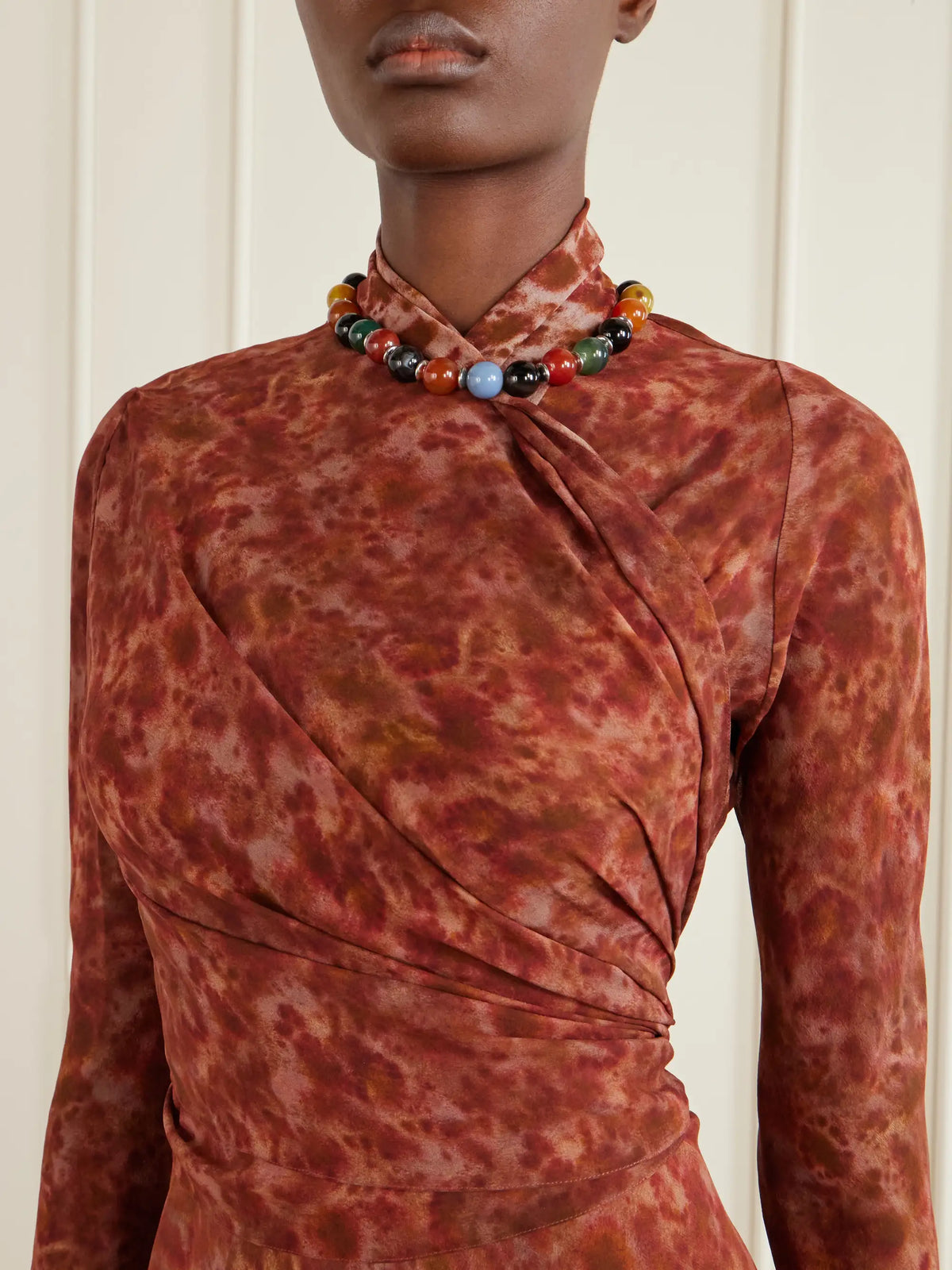 Meena Printed Silk-crepon Jacket