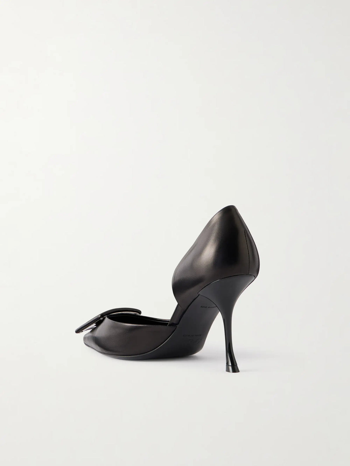 Viv Ville 85 Buckled Leather Pumps