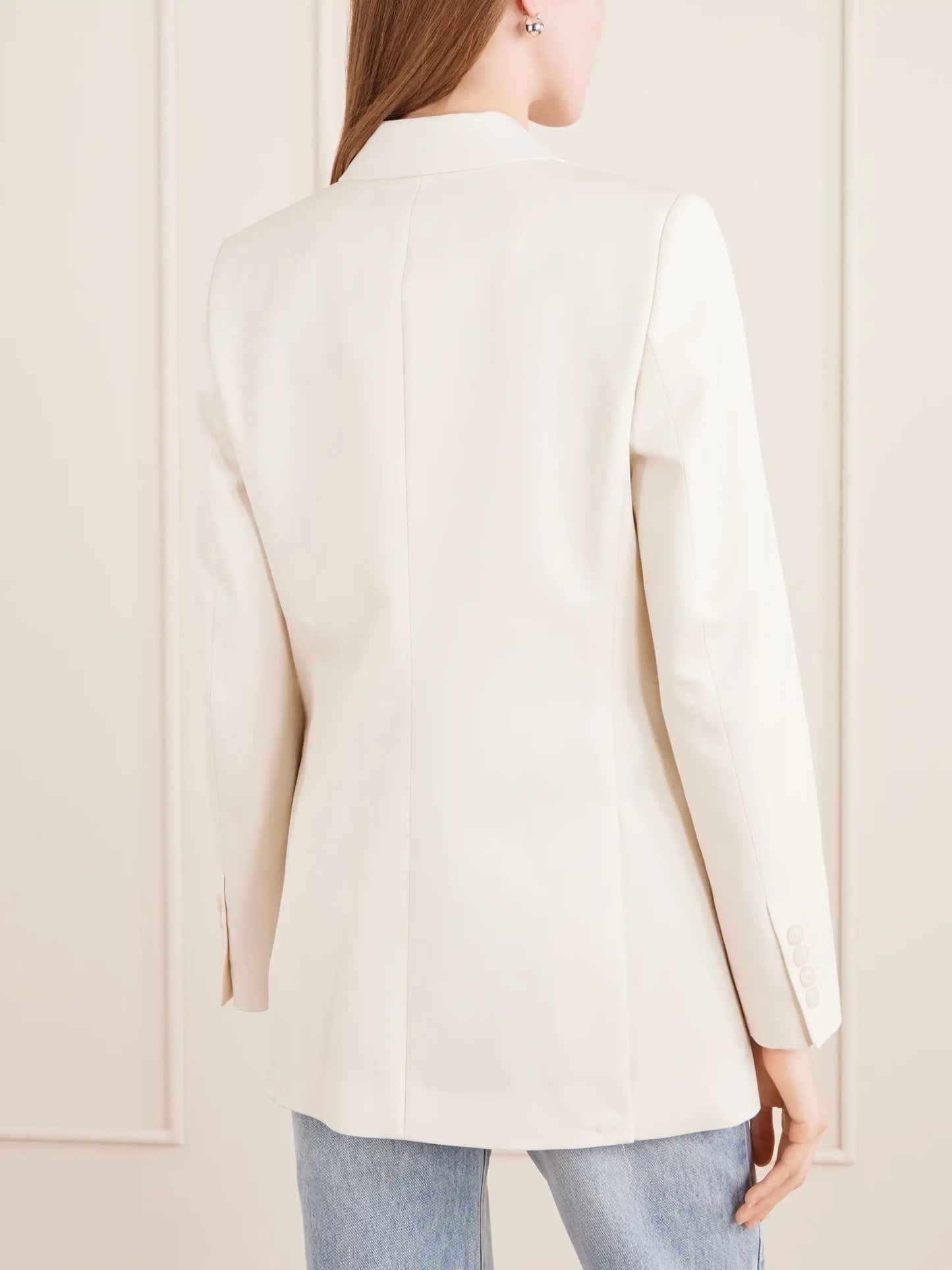 Weston Double-breasted Wool-gabardine Blazer