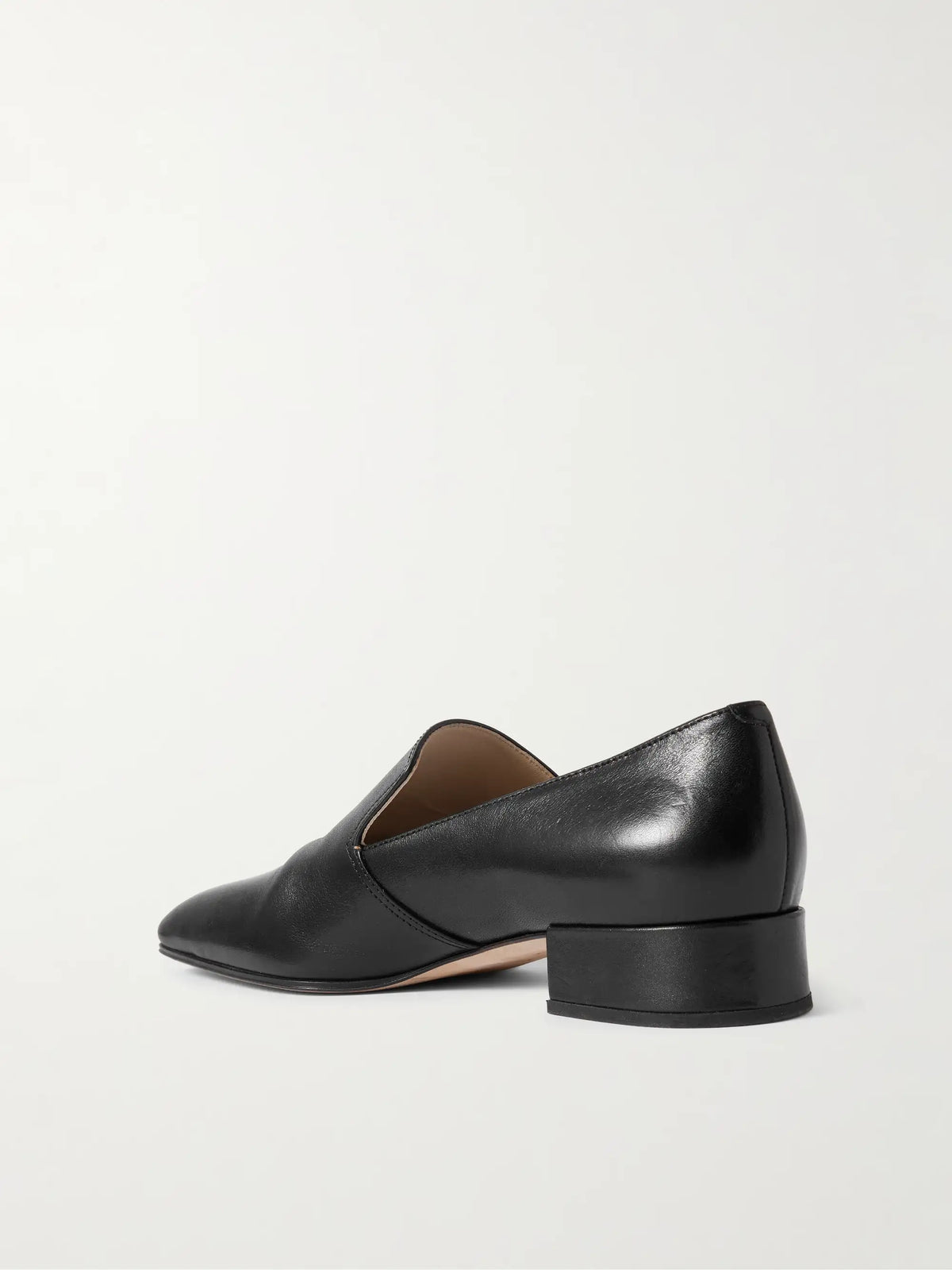 Classic Square Leather Loafers