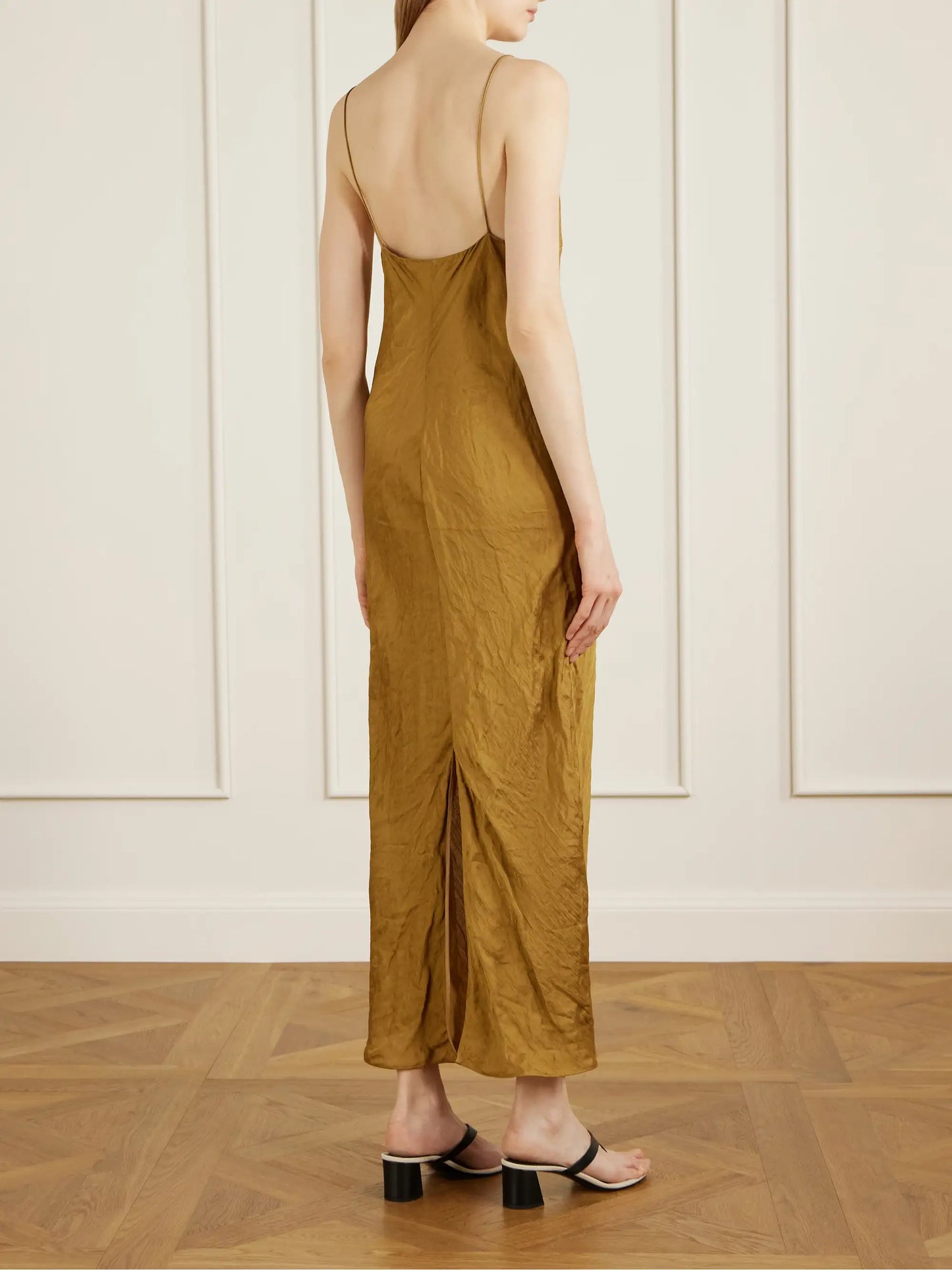 Taja Crinkled-voile Maxi Dress