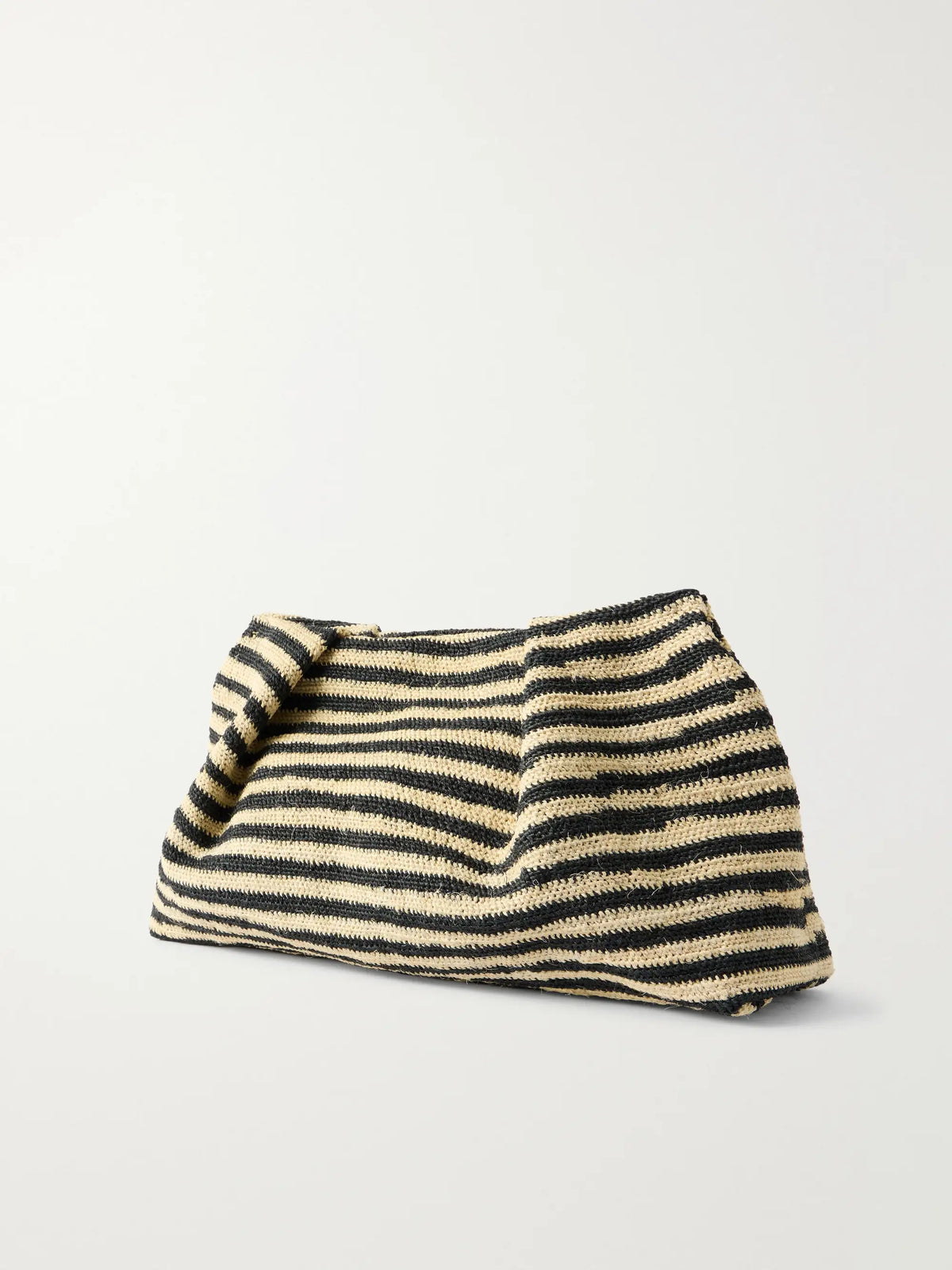 Medium Two-tone Sisal Clutch